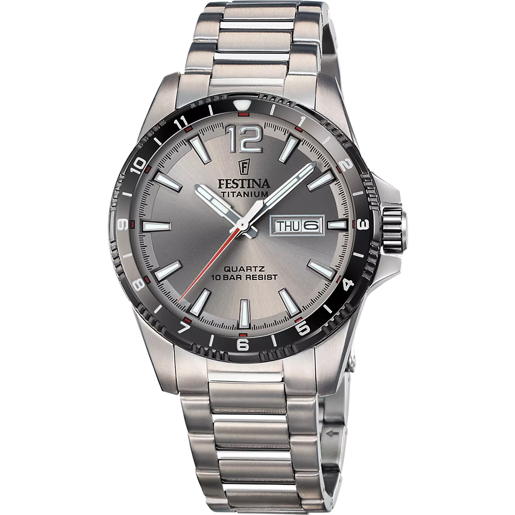 Titanium - Model F20698/1 - Silver & Gray - Festina Watch