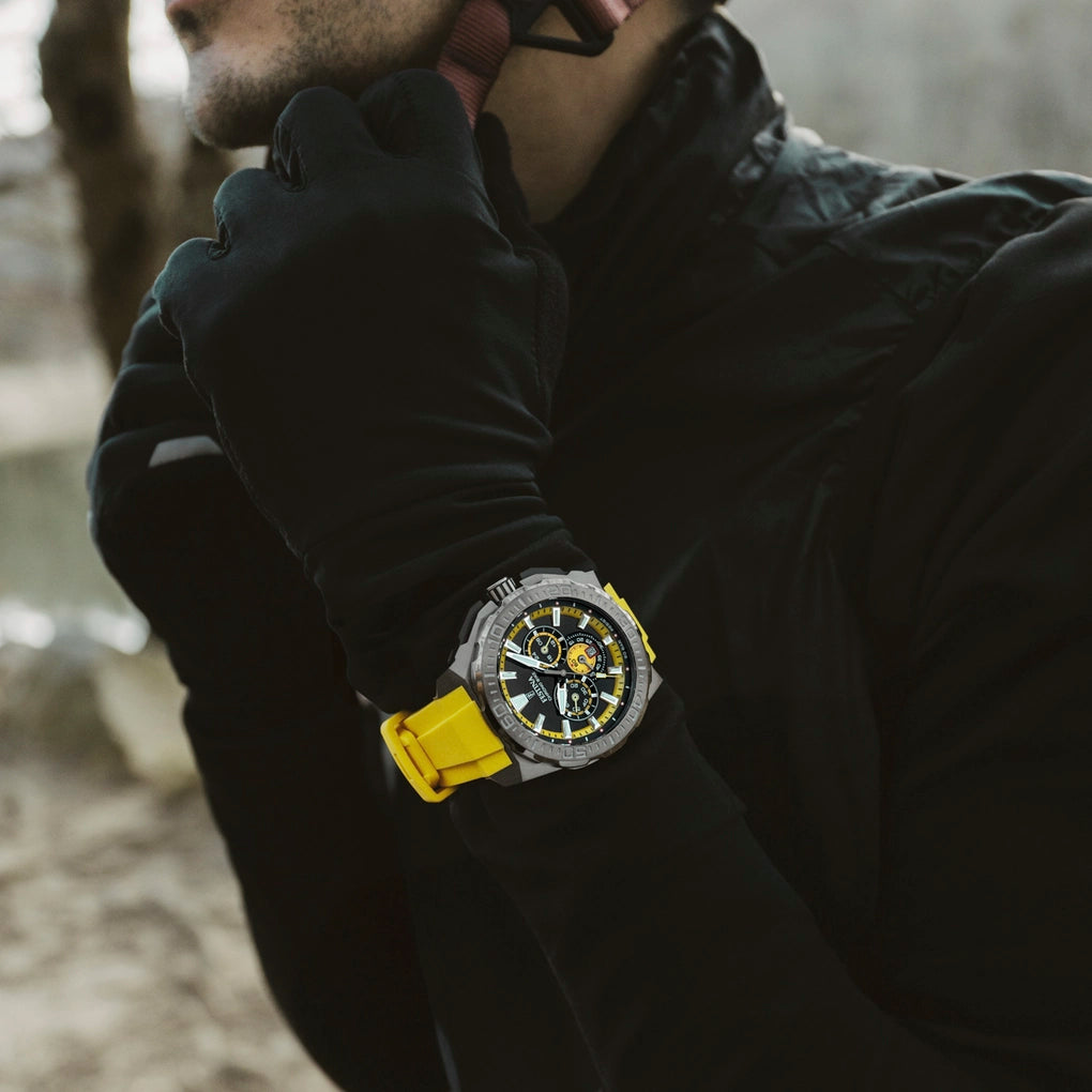 Chrono Bike - Modelo F20725/1 - Amarillo y Negro - Reloj Festina