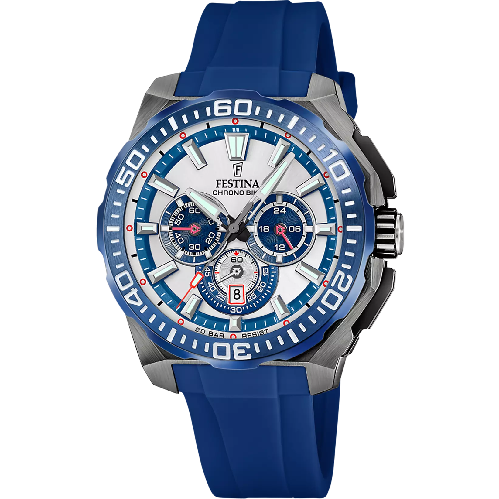 Chrono Bike - Model F20725/4 - Blue & Black - Festina Watch