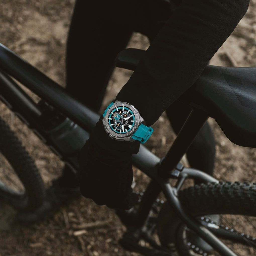 Chrono Bike - Model F20725/6 - Turquoise Blue & Black - Festina Watch