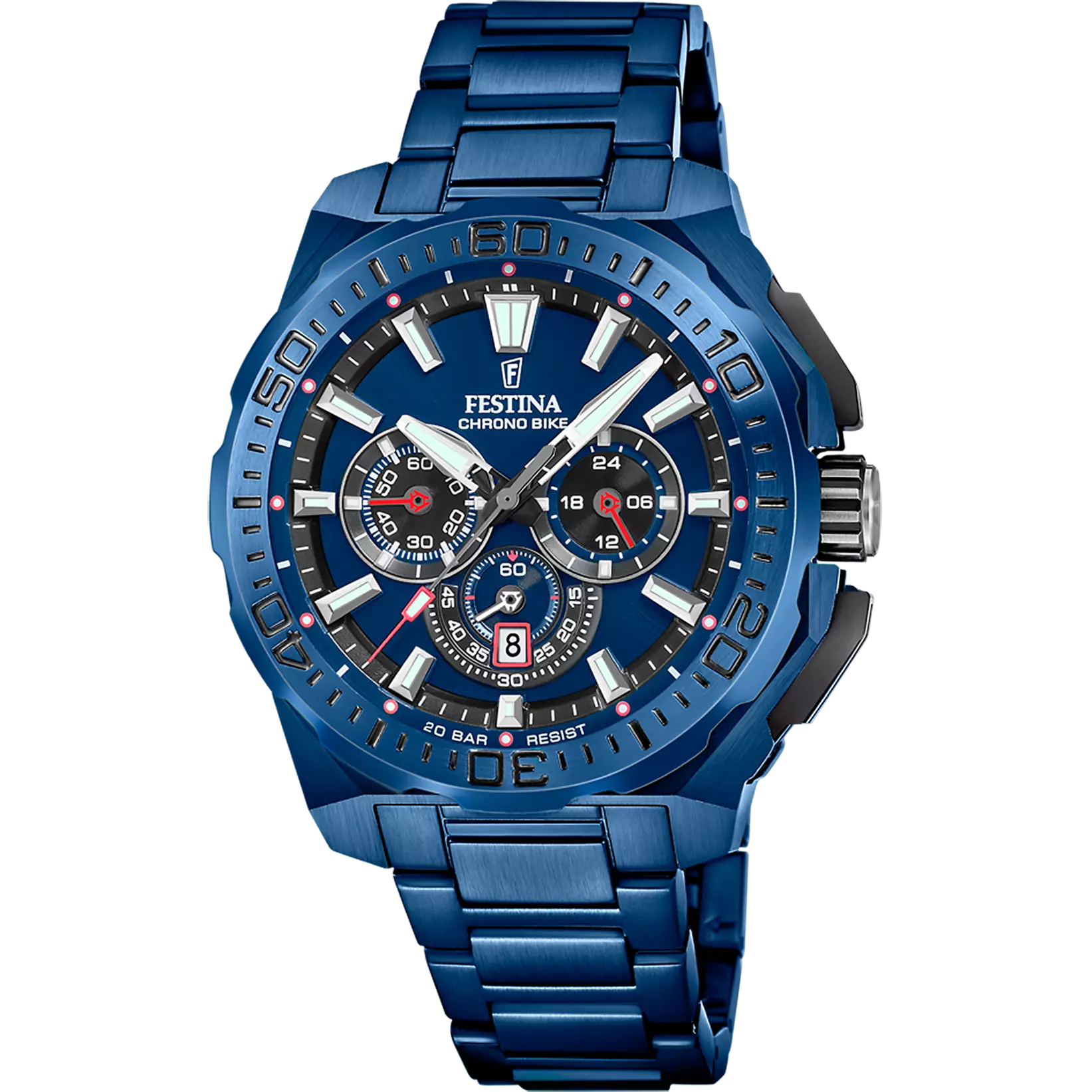 Festina CHRONO BIKE men's watch steel bracelet | F20729/1