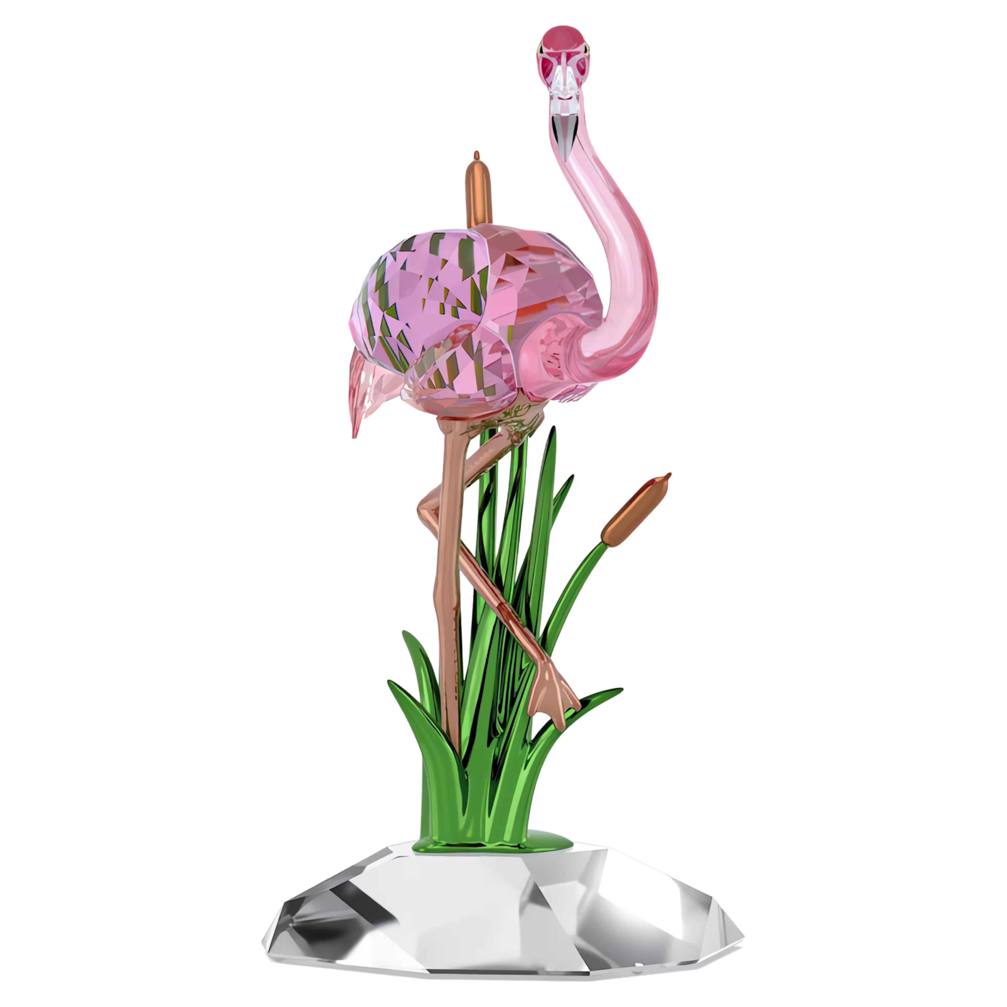 Figurine Swarovski - Idyllia - Flamant Rose