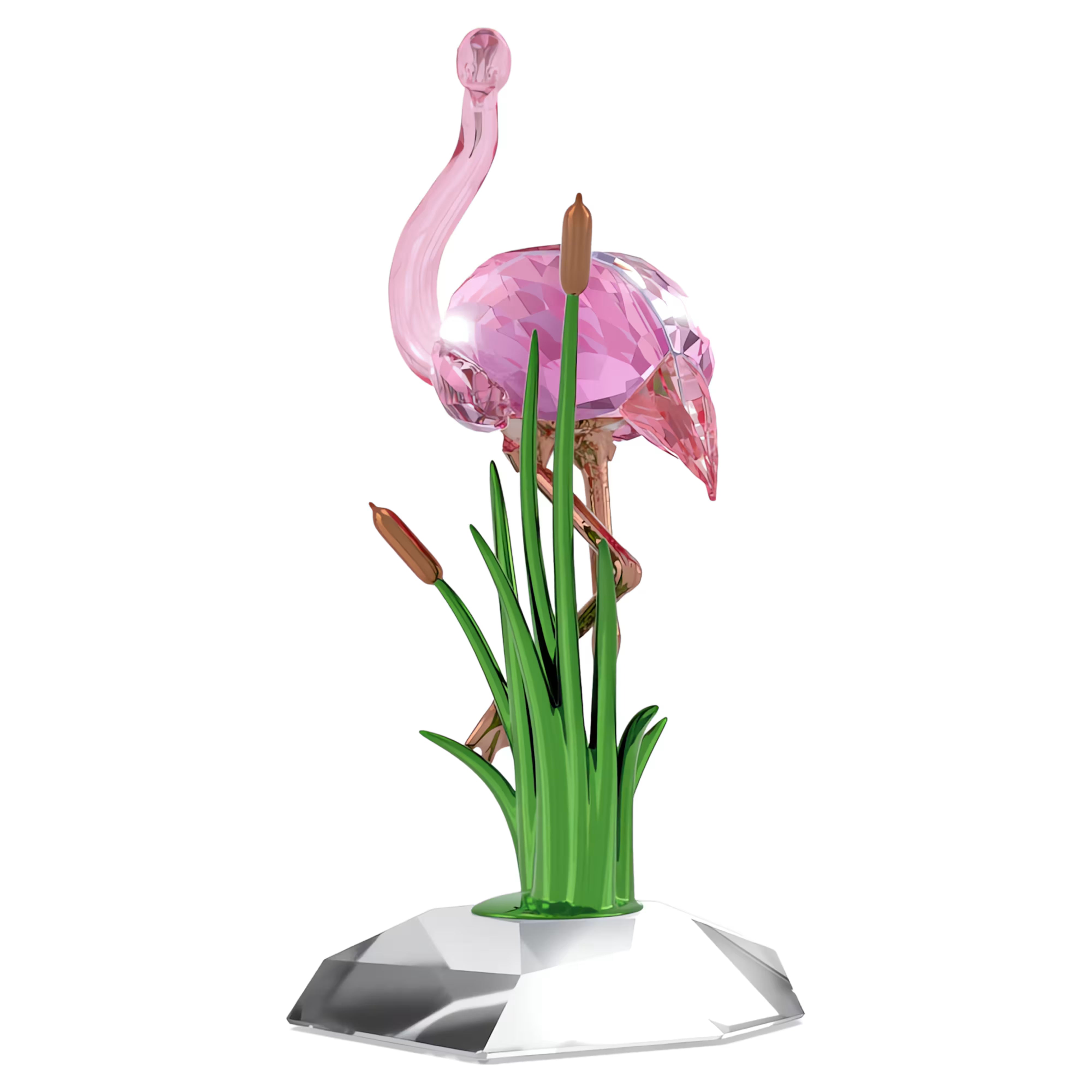 Figurine Swarovski - Idyllia - Flamant Rose
