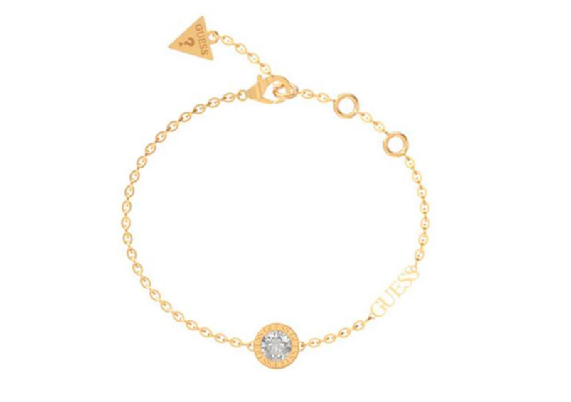 Pulsera Guess acero dorado - Óxido blanco