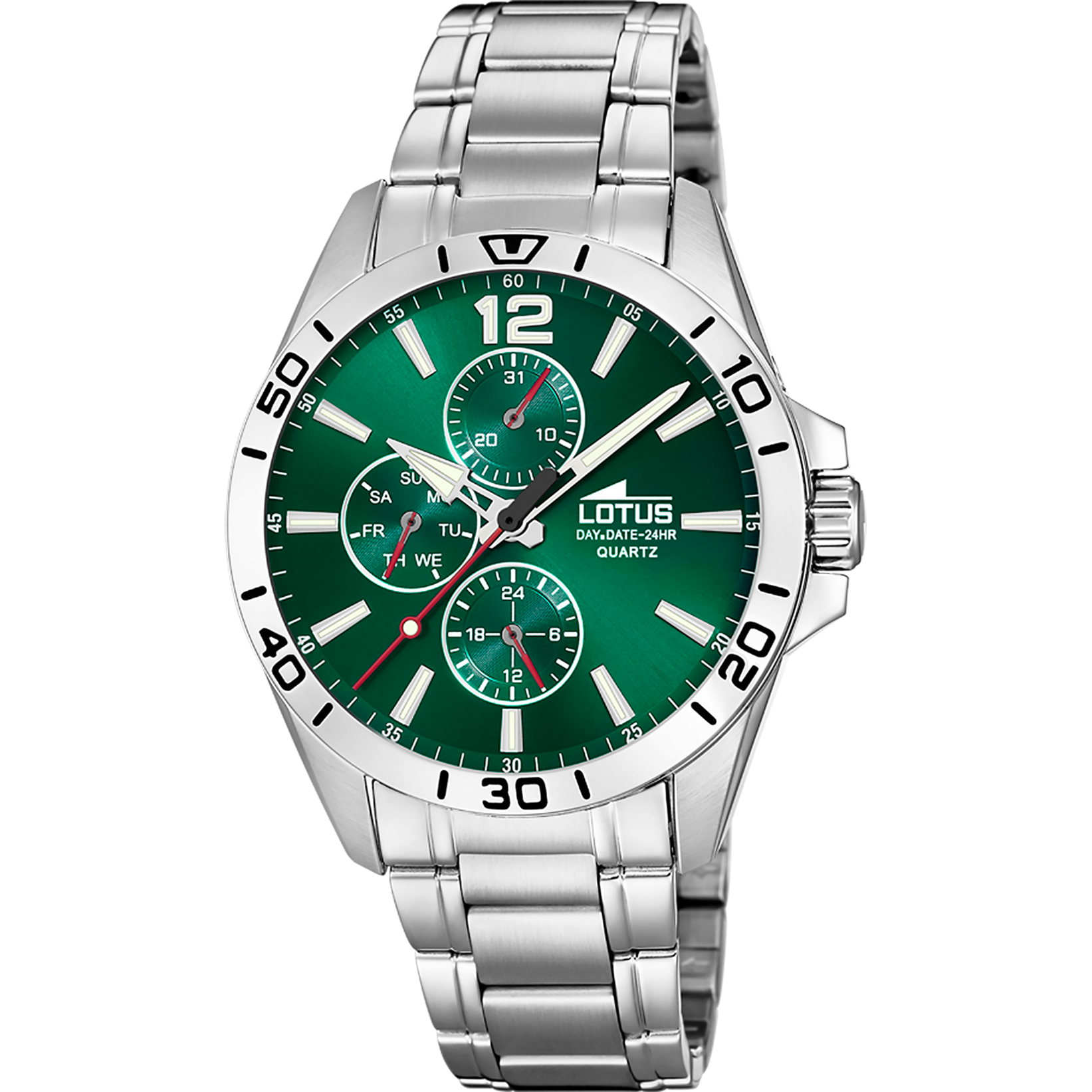 Groen multifunctioneel horloge – heren | Lotus