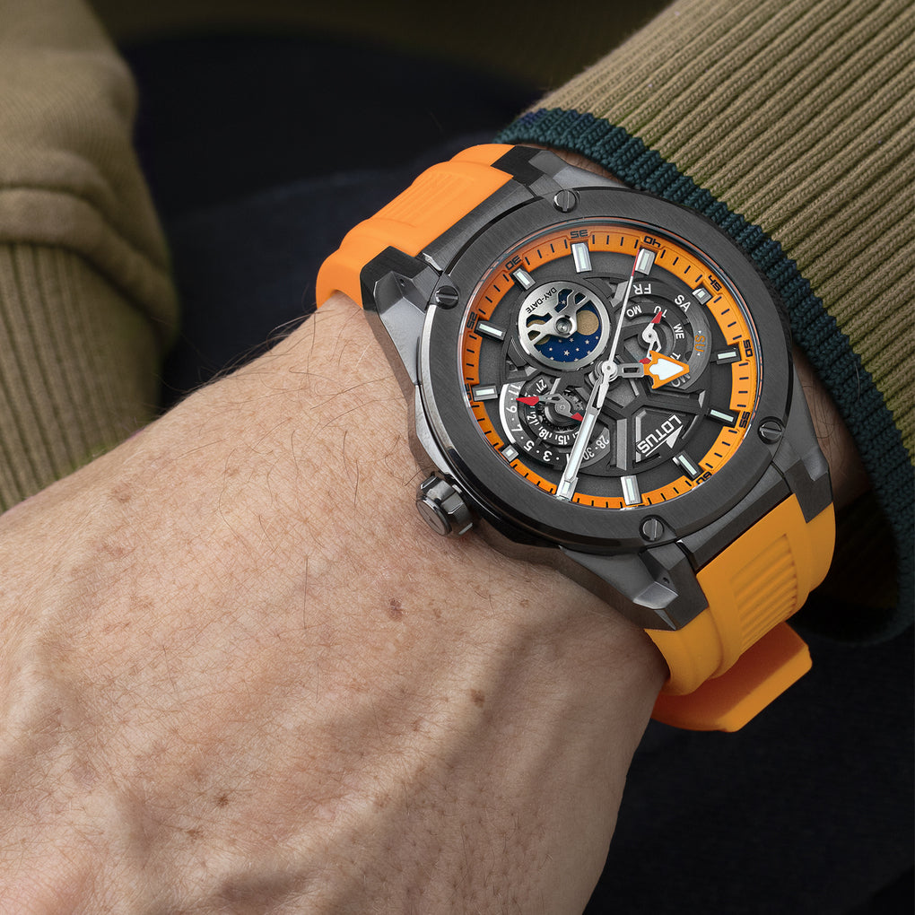 Vortex Sport multifunctioneel horloge oranje – heren | Lotus