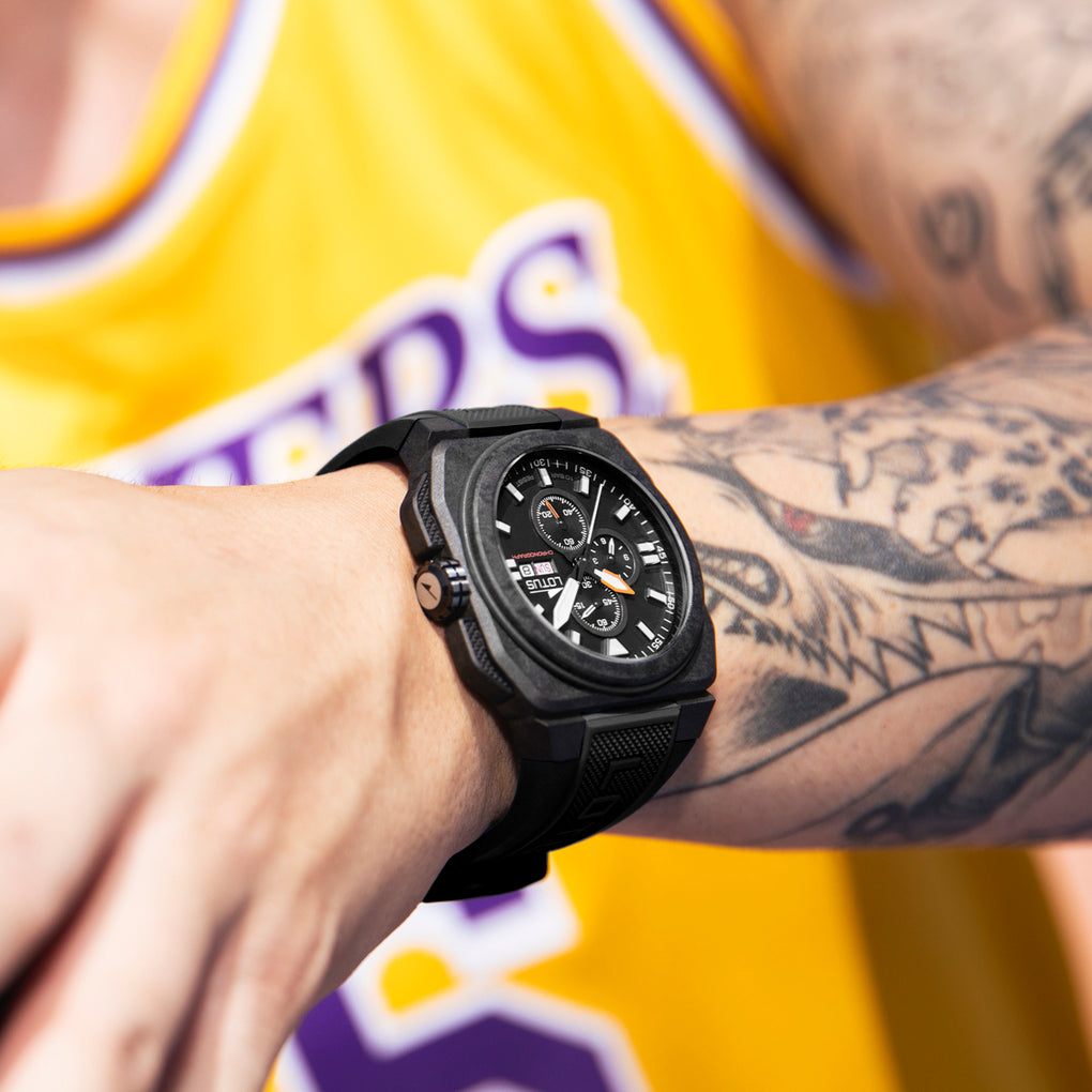 Black Sport Chronograph Watch – Ανδρικό | Lotus