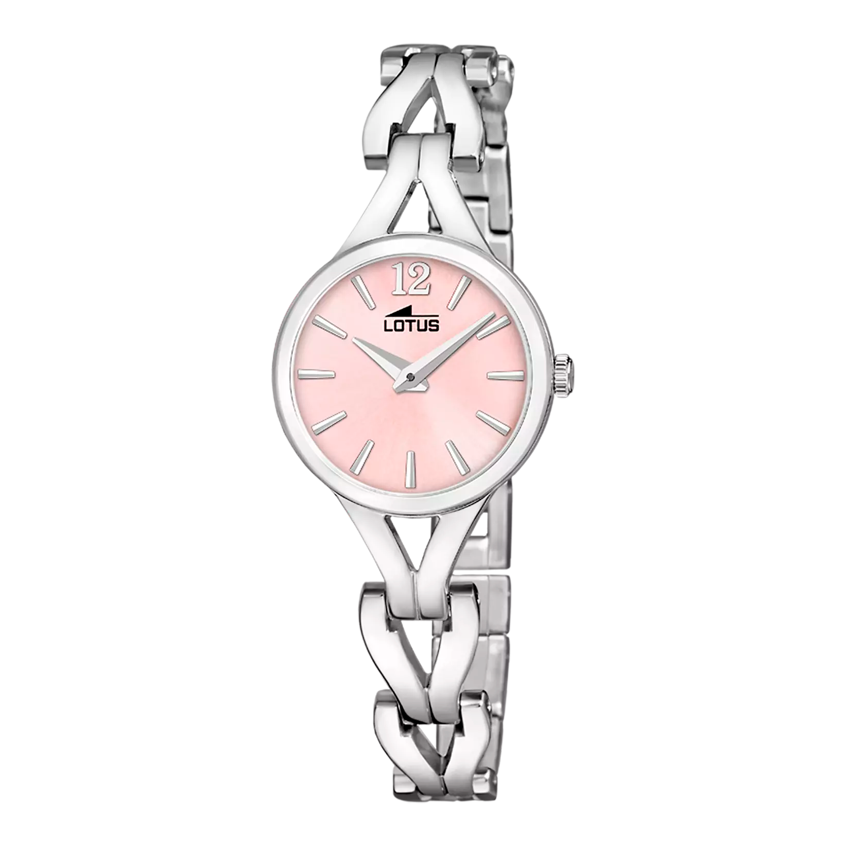 Reloj con esfera rosa claro - Mujer | loto
