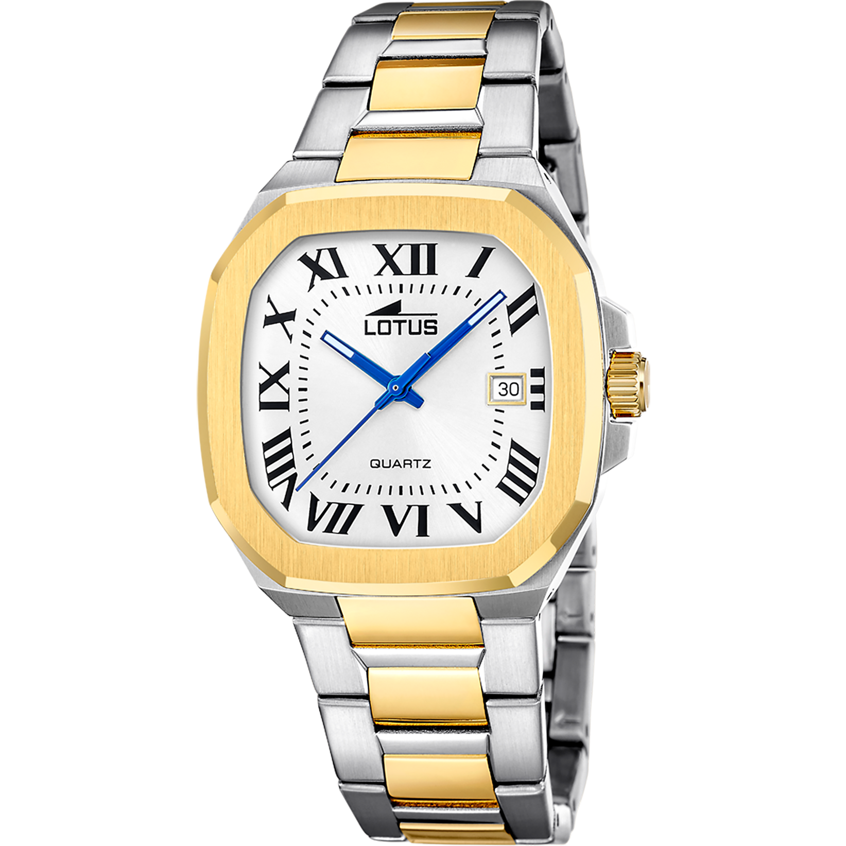 Römische klassische zweifarbige Uhr – Herren | Lotus