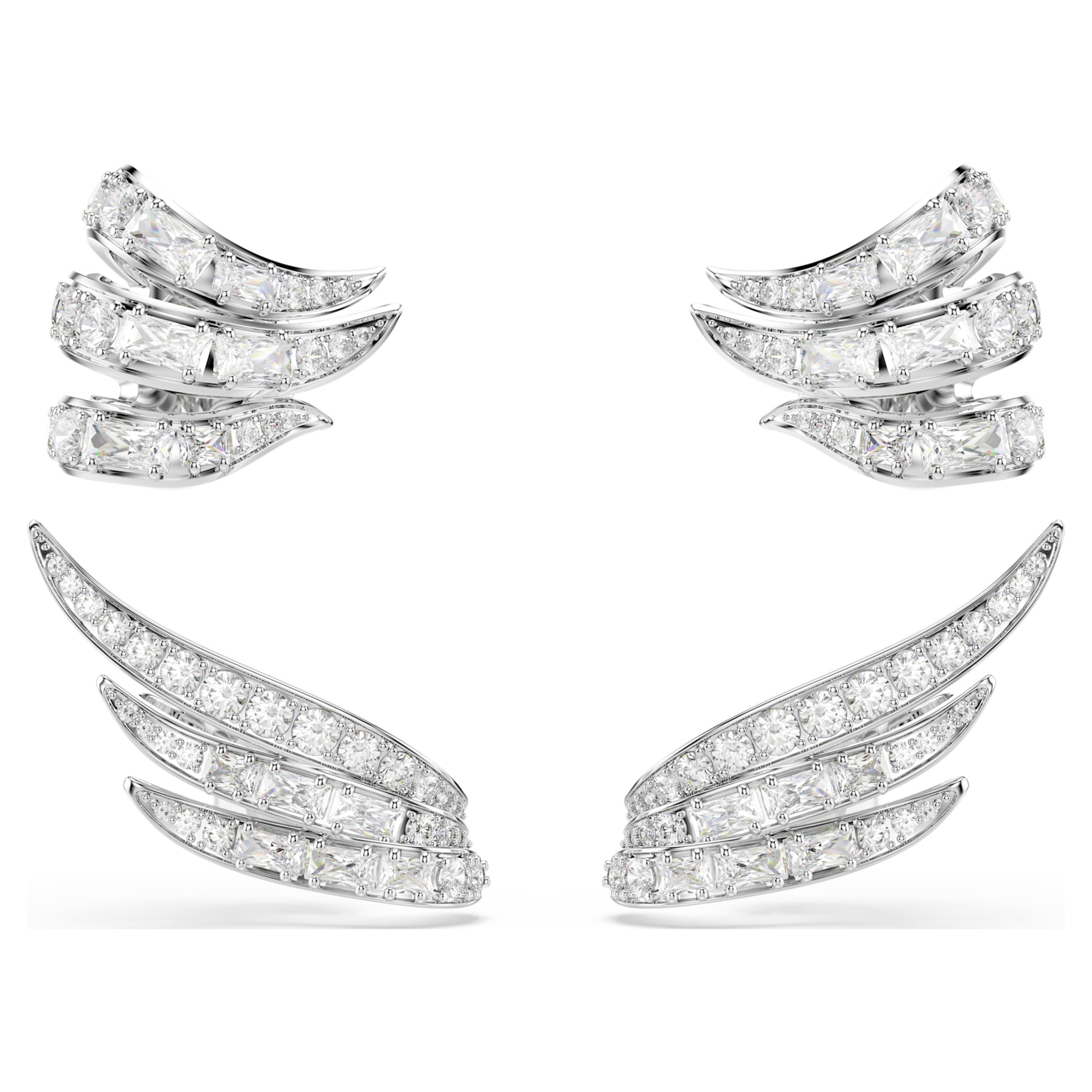 Ear Cuff Swarovski - Vienna Swan - Incolore & Argenté