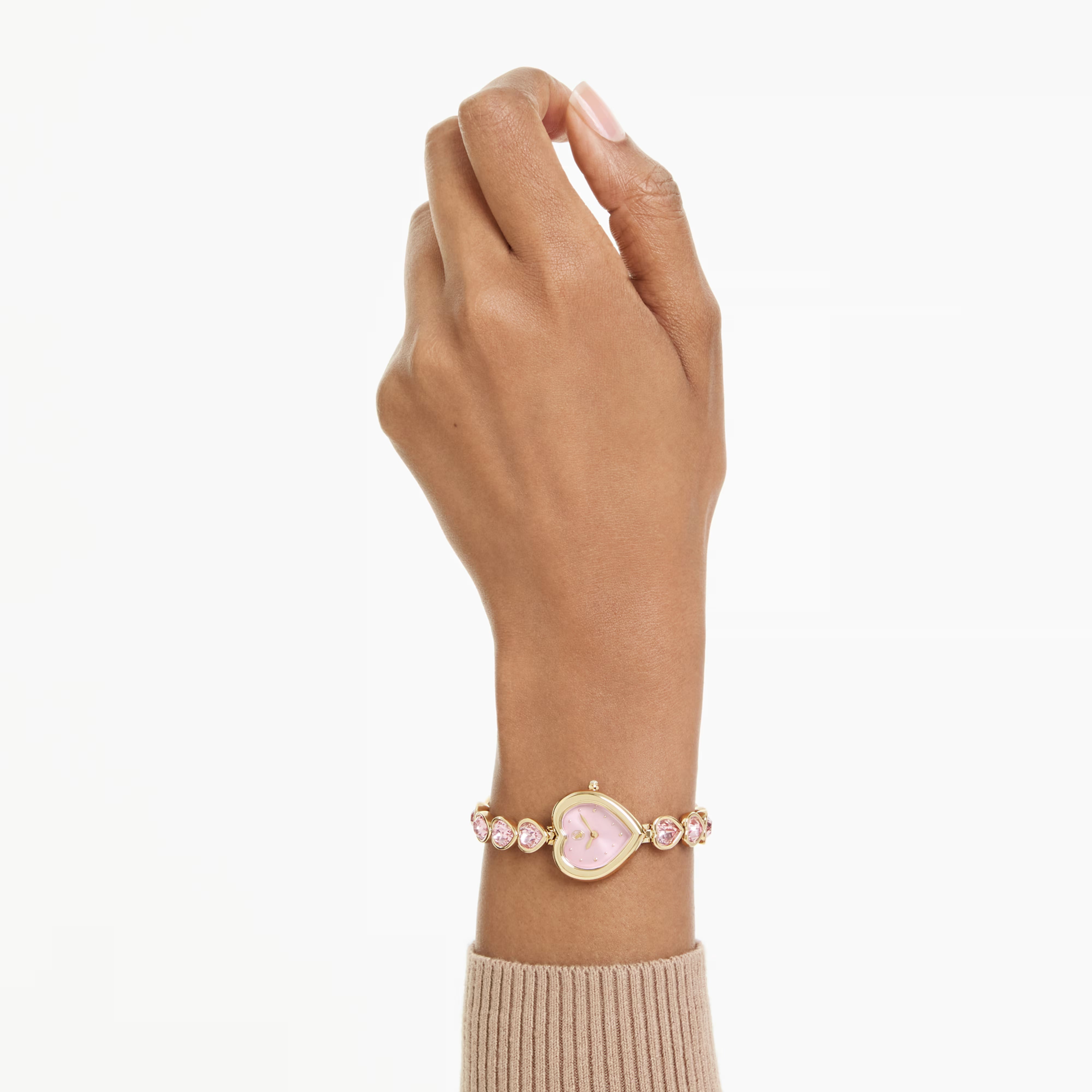Ceas Swarovski – Idyllia – inimă – Vedere ton auriu 7