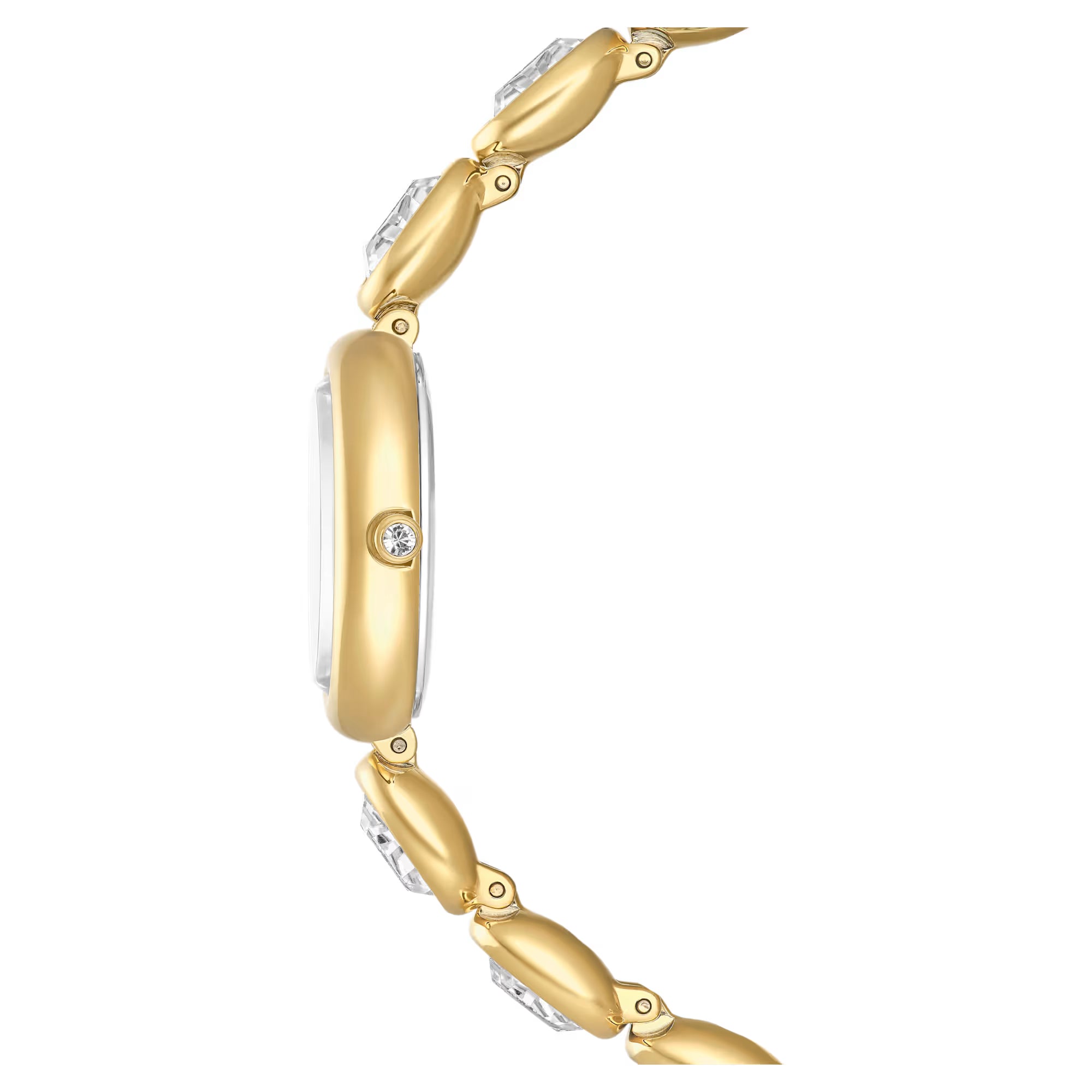 Hodinky Swarovski - Imber Oval - Kovový náramek - Bílý ciferník - Zlaté