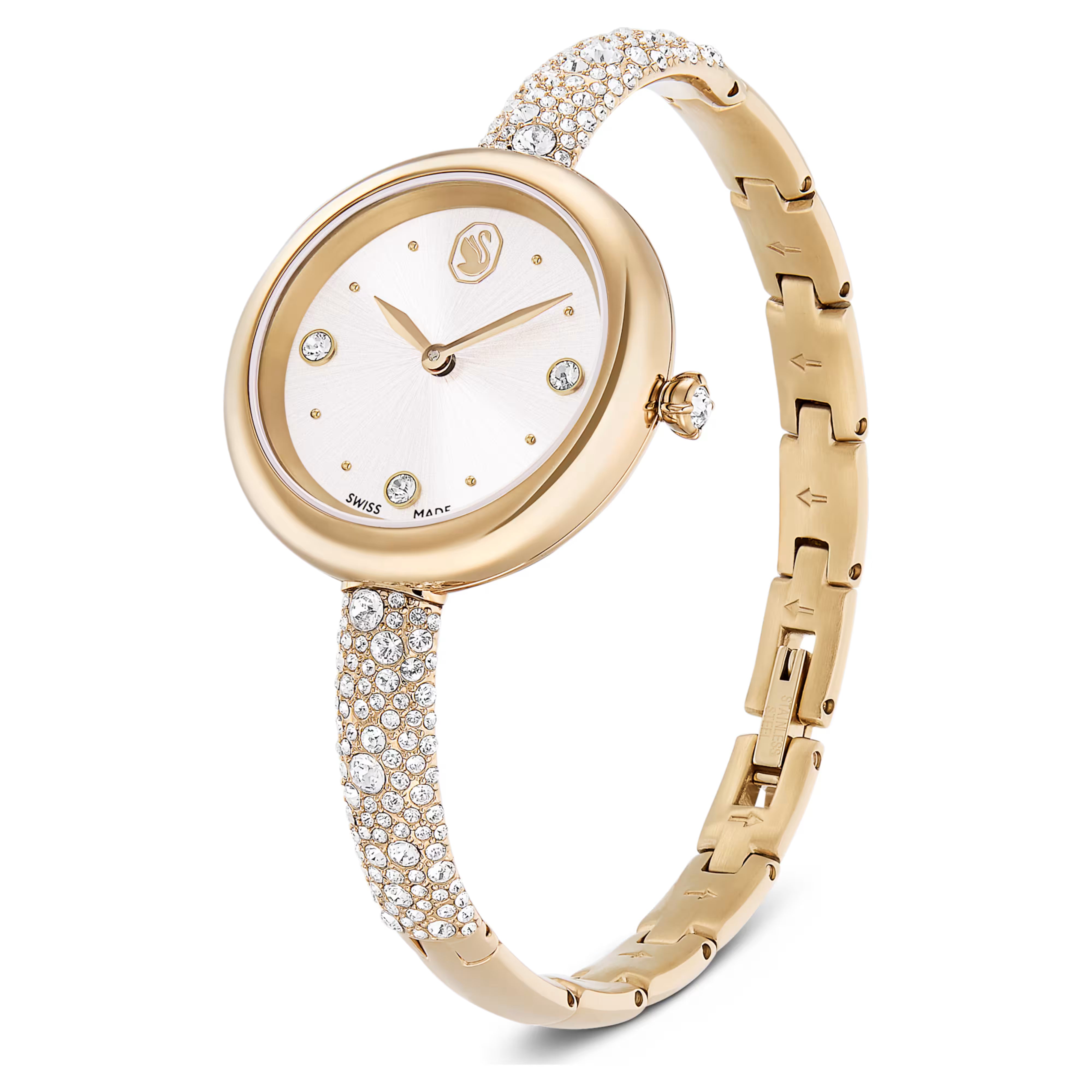 Montre Femme Sublima Champagne Doré - Swarovski vue 5