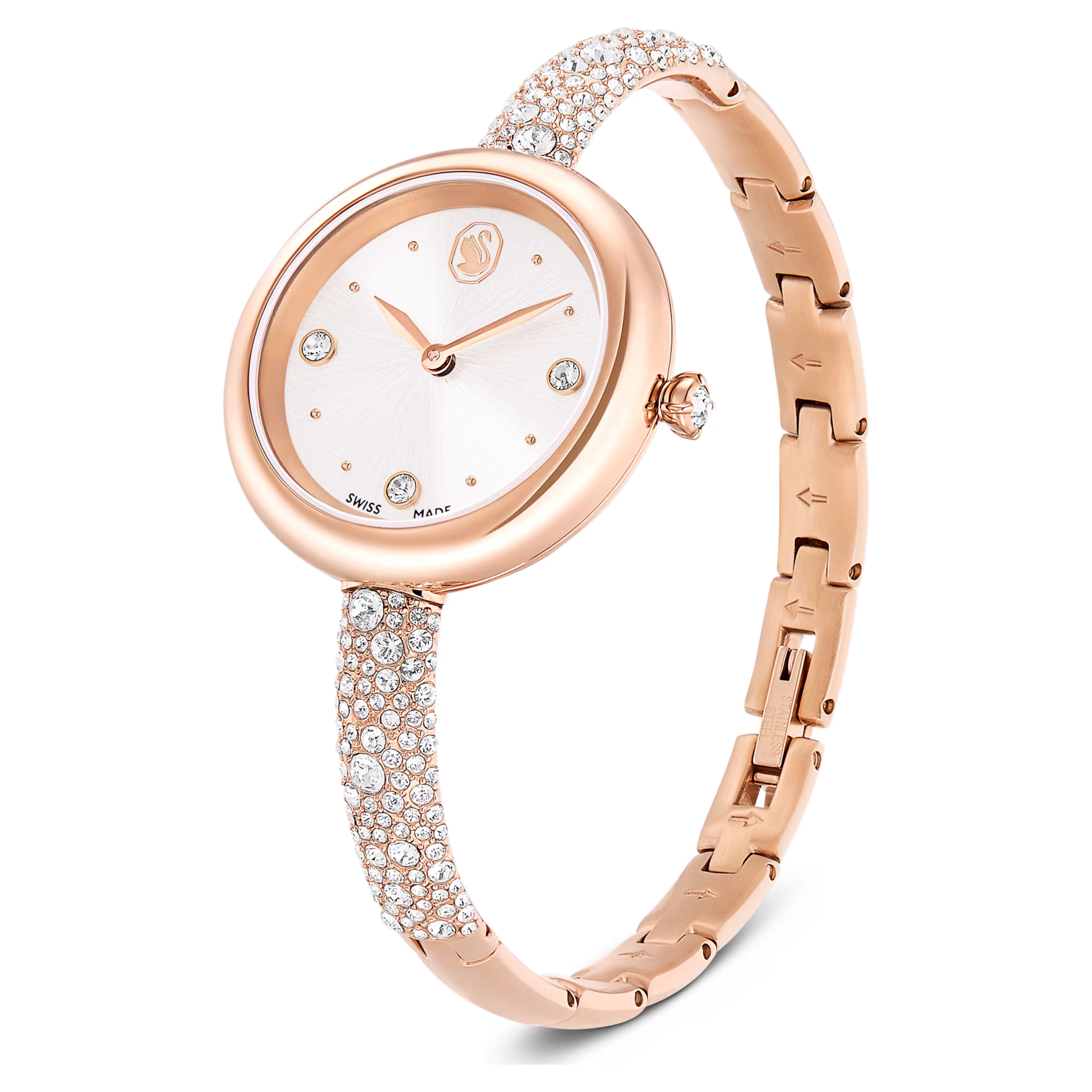 Montre Femme Sublima Doré rose - Swarovski vue 5