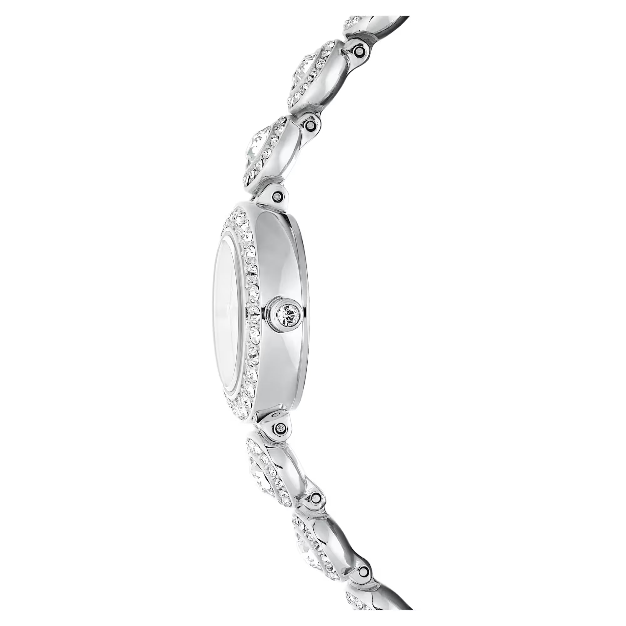 Swarovski Watch - Una Angelic - Chain Bracelet - White Dial - Silver Steel
