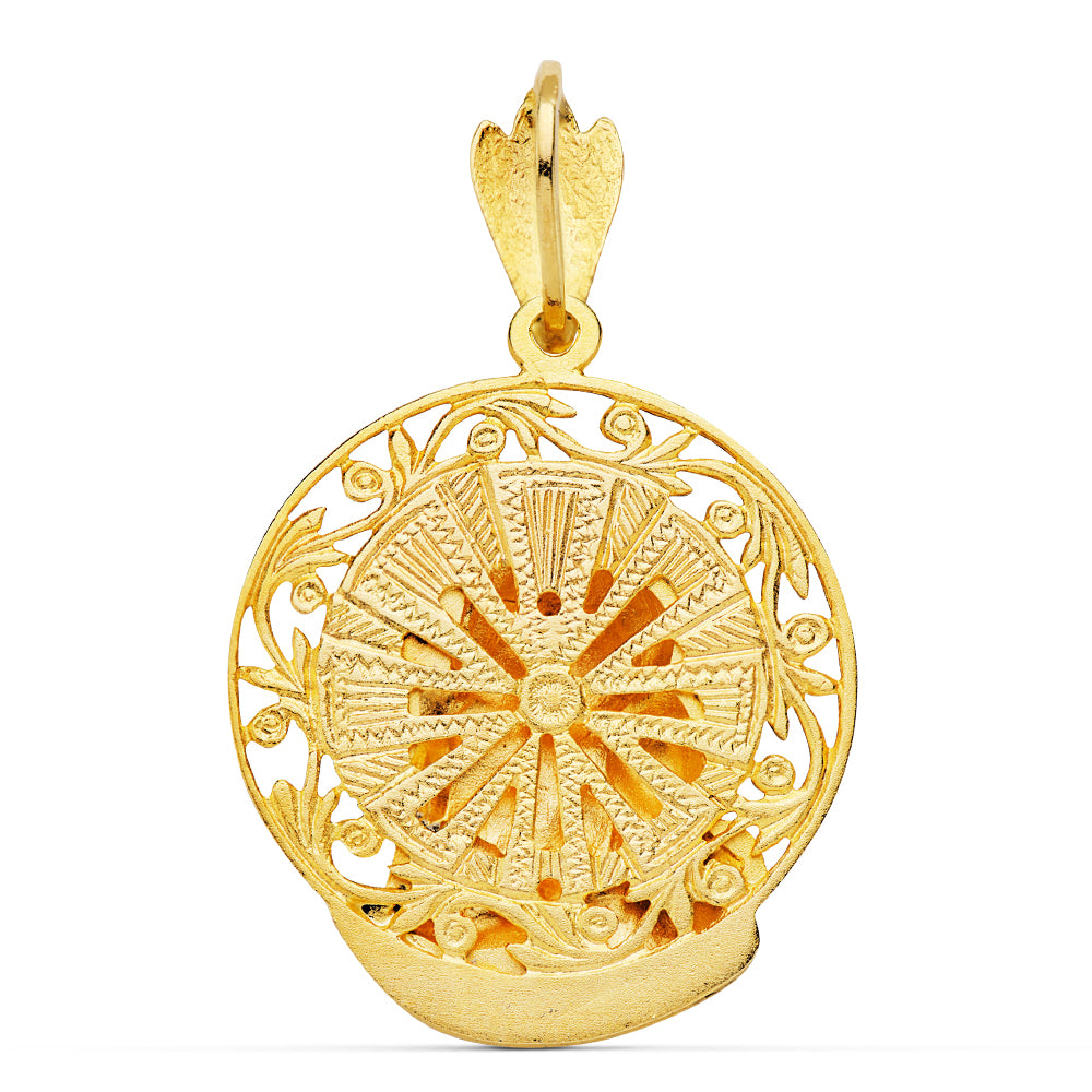 18K Haleli İsa Kolye Ucu 29X27 mm