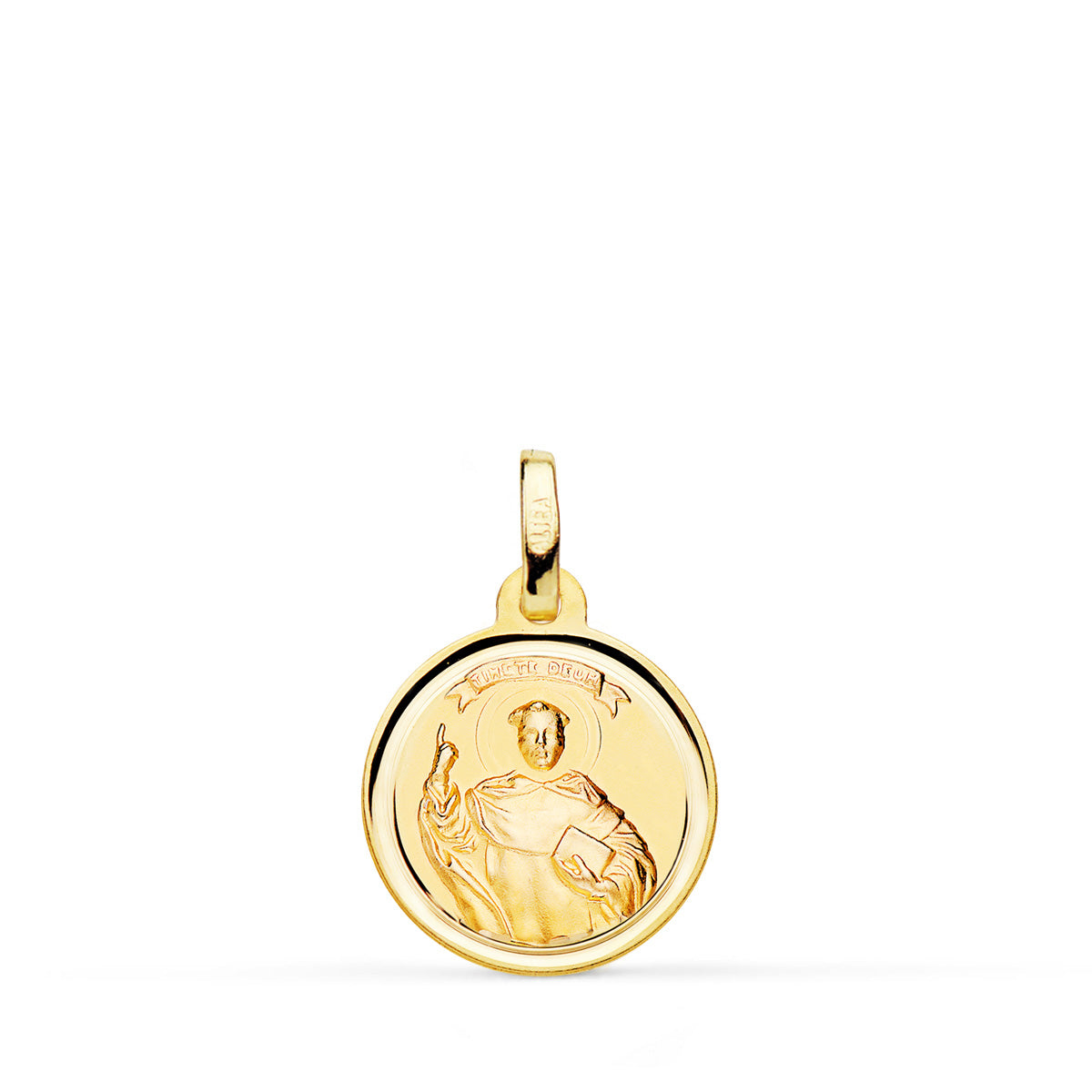 9K Yellow Gold Saint Vincent Ferrer Medal Bezel 14 mm