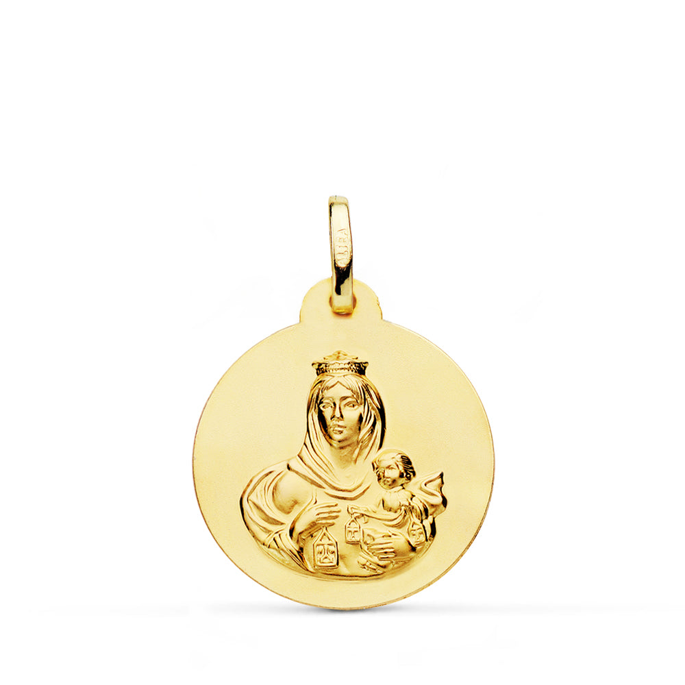 Medalla Escapulario 18K 20MM