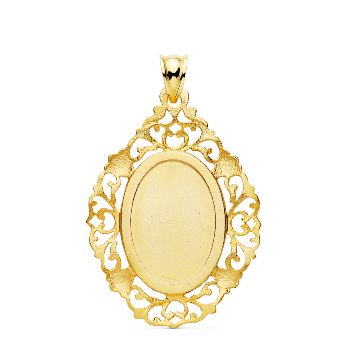 18K Guadalupe Boldogasszony-érem 36X 26 mm