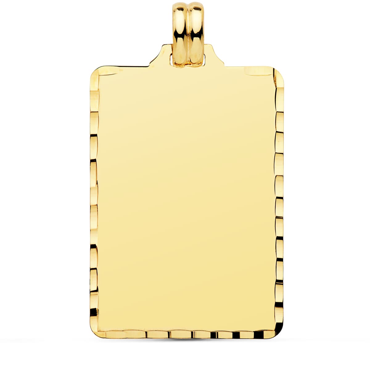 PIASTRA DIAMANTATA Oro Giallo 18K 36X23 mm