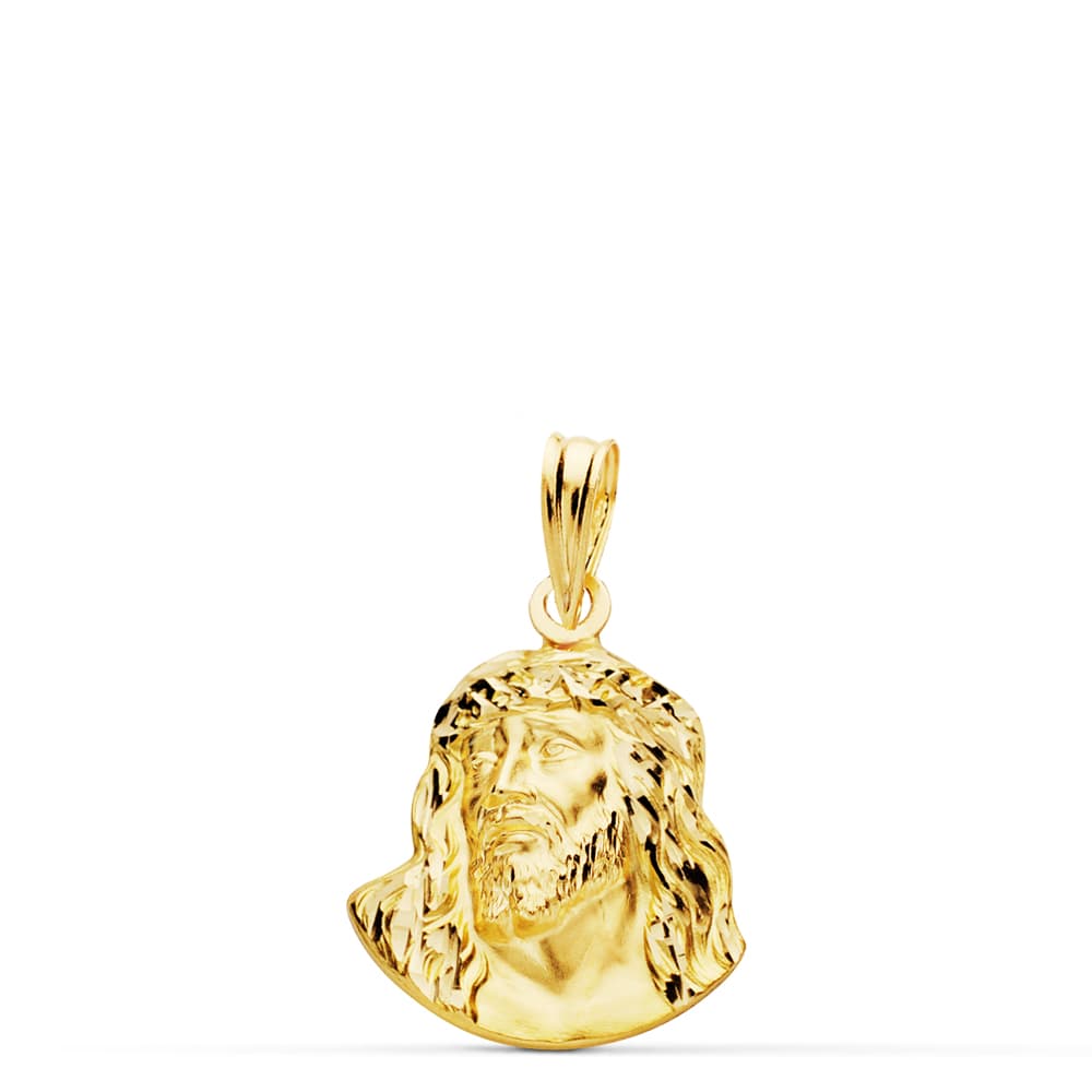 18K Christusportrethanger 18X14 mm