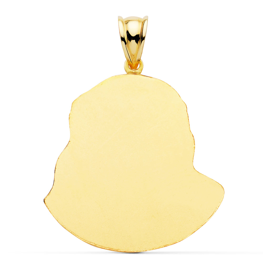 Rostro del Santísimo Cristo Oro Amarillo 18K 42X35 mm