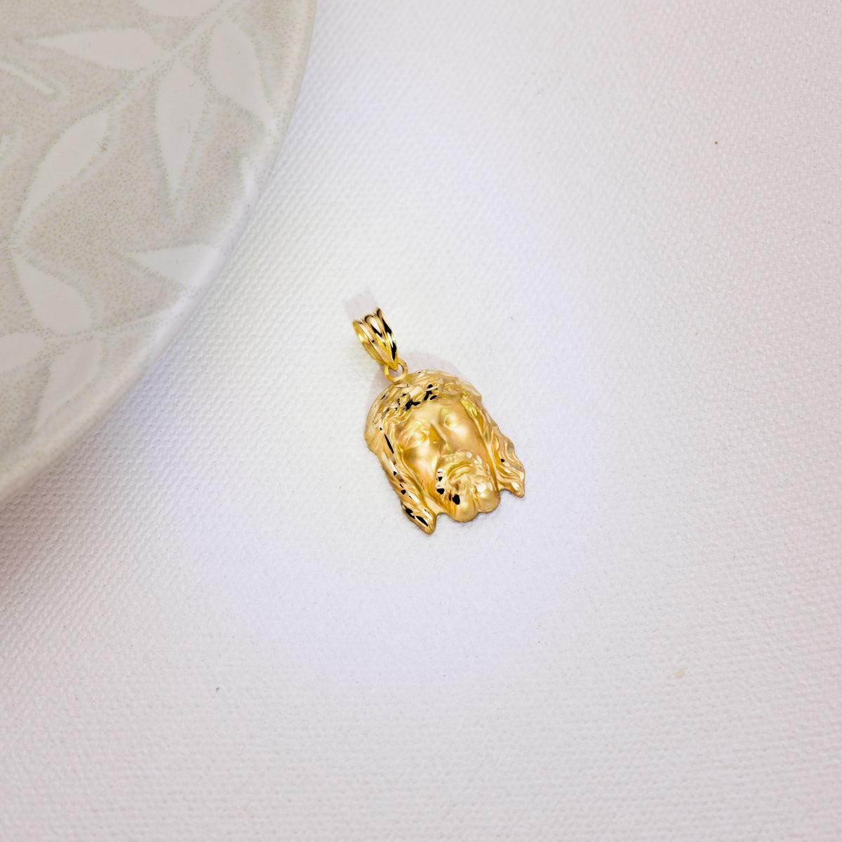 Pendentif Christ de la Bonne Mort Or Jaune 18K 23X15 mm