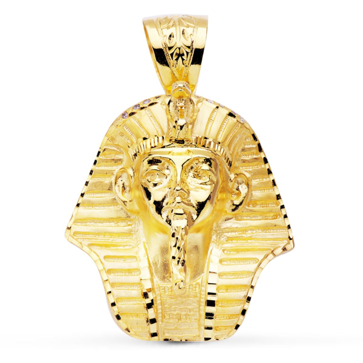 Ciondolo Faraone Gigante in Oro Giallo 18K 46X44 M