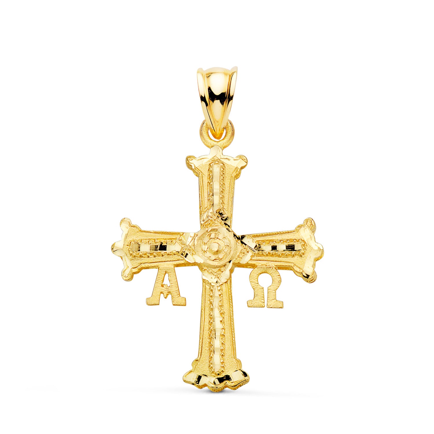 18K Covadonga kruishanger 33 x 25 mm