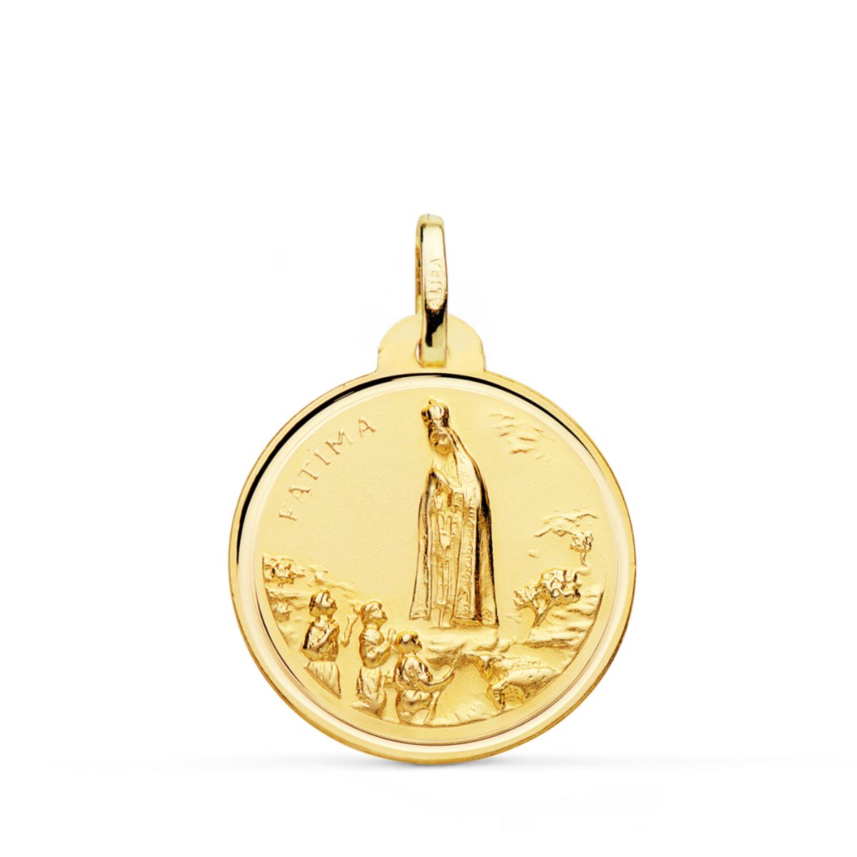18K Médaille Notre-dame de Fatima 22MM