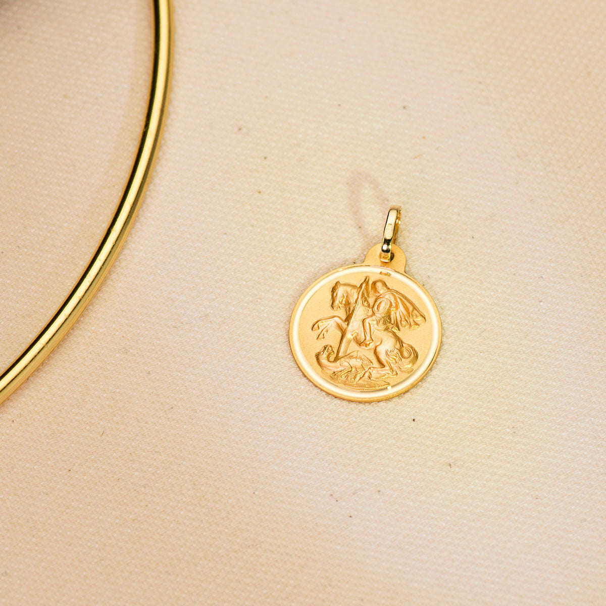 18K Saint-Georgs-Medaille 21MM