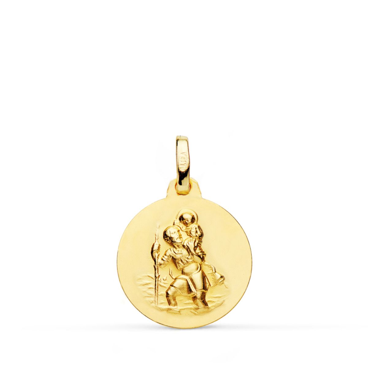18K Saint Christopher Medalje 16MM