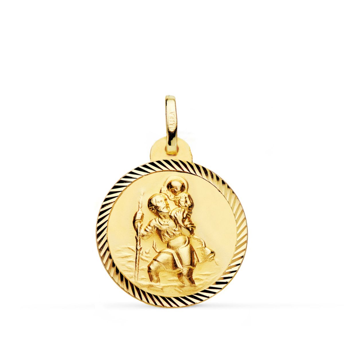 18K Saint Christopher-medalje 20MM
