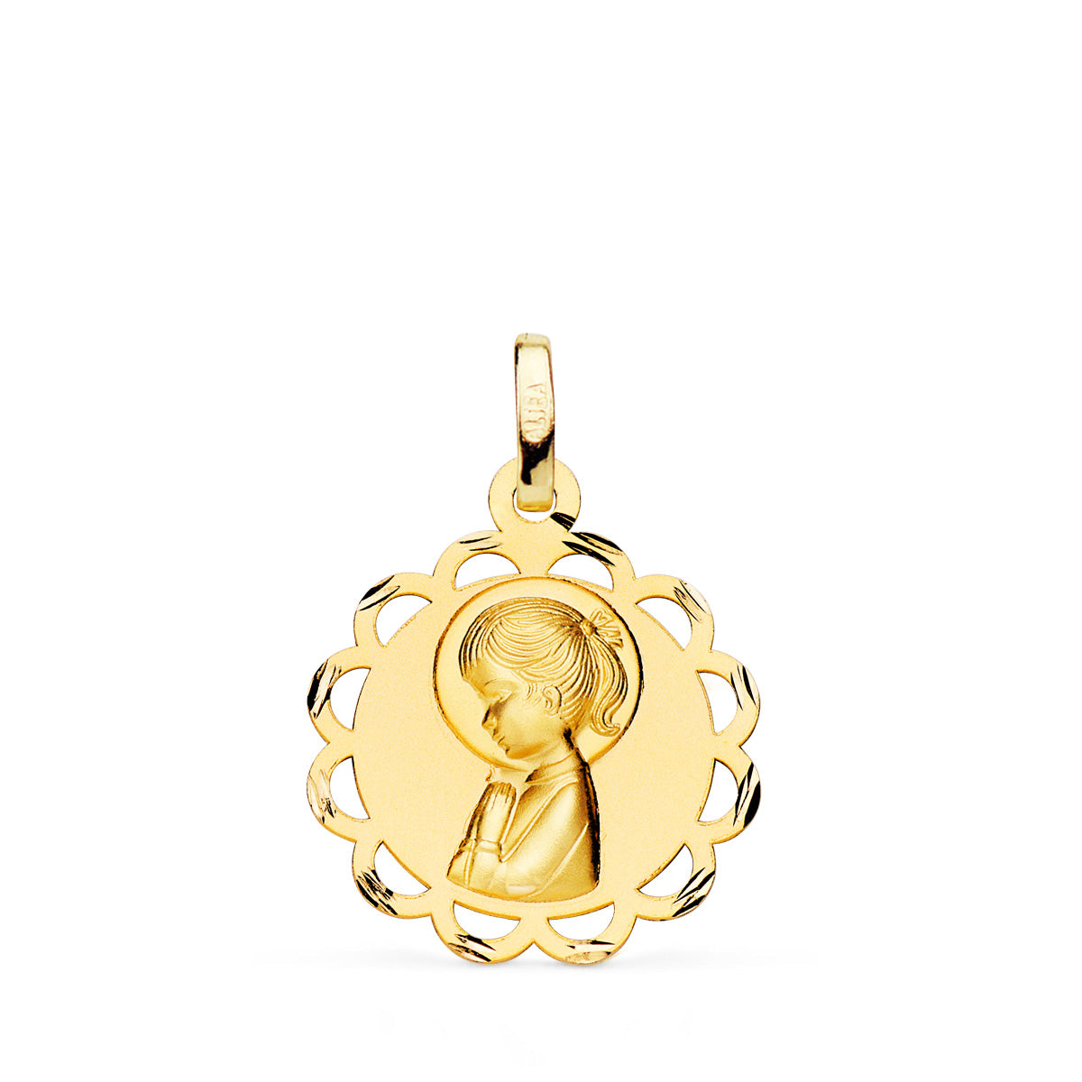 9K Virgin Girl prolamovaná medaile 19MM