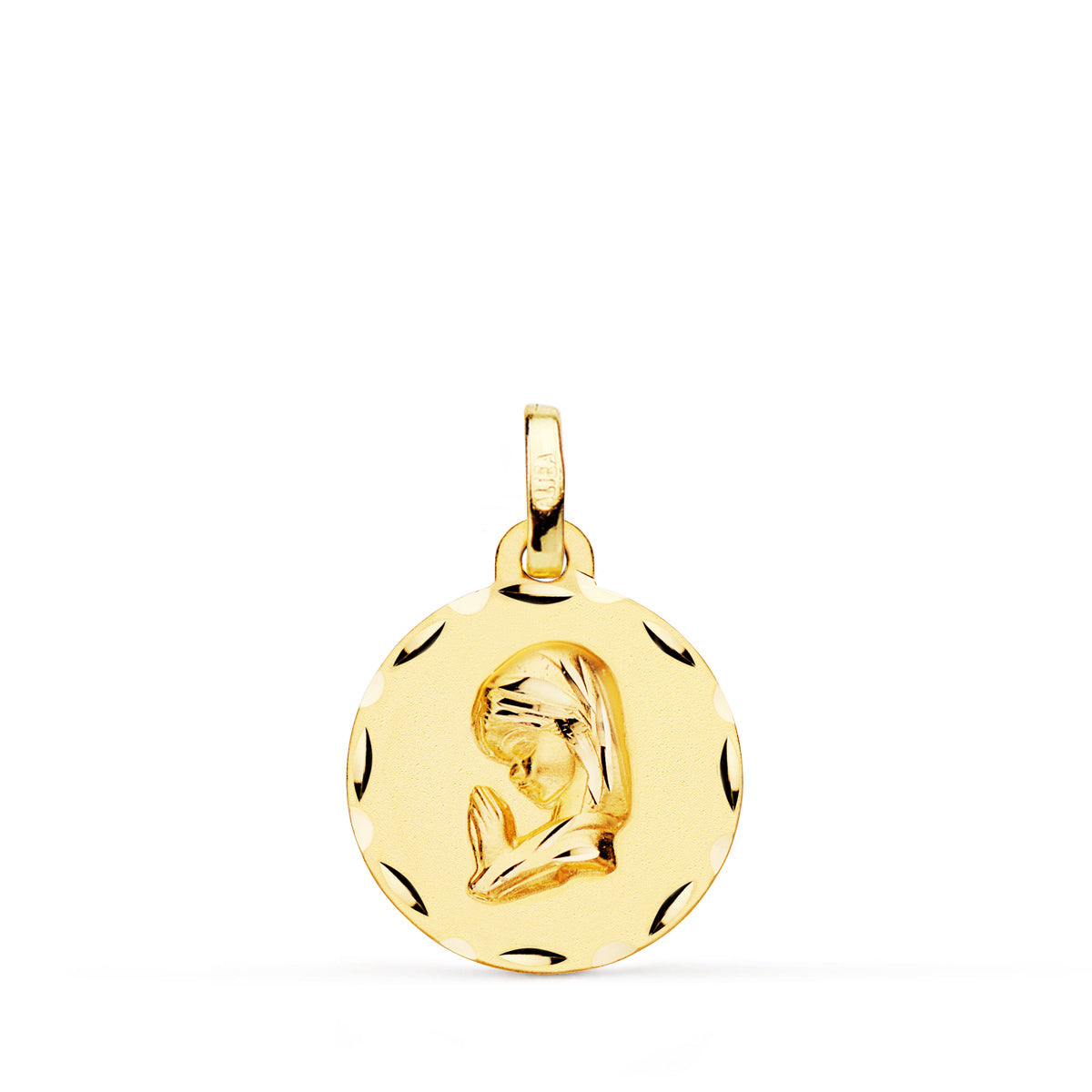 18K Médaille Vierge Fille 16MM