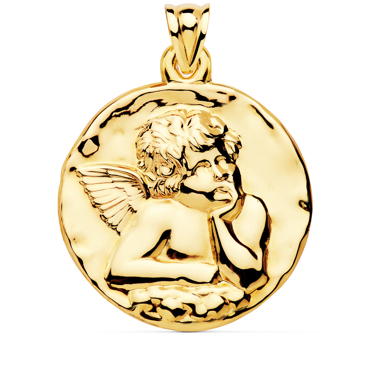 Medaile kulatého anděla 18K 40MM