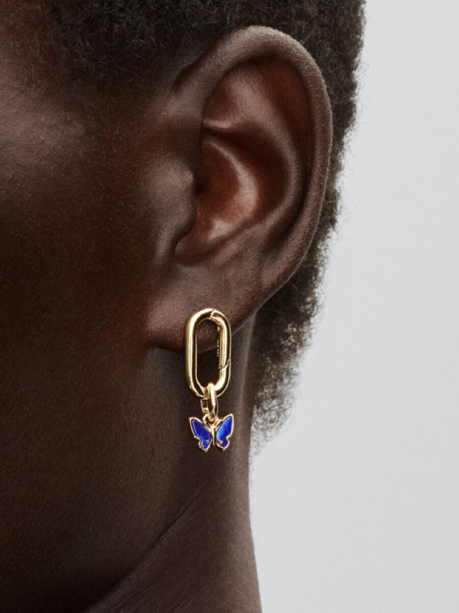 Butterfly -Blue- Golden - Charms - Pandora