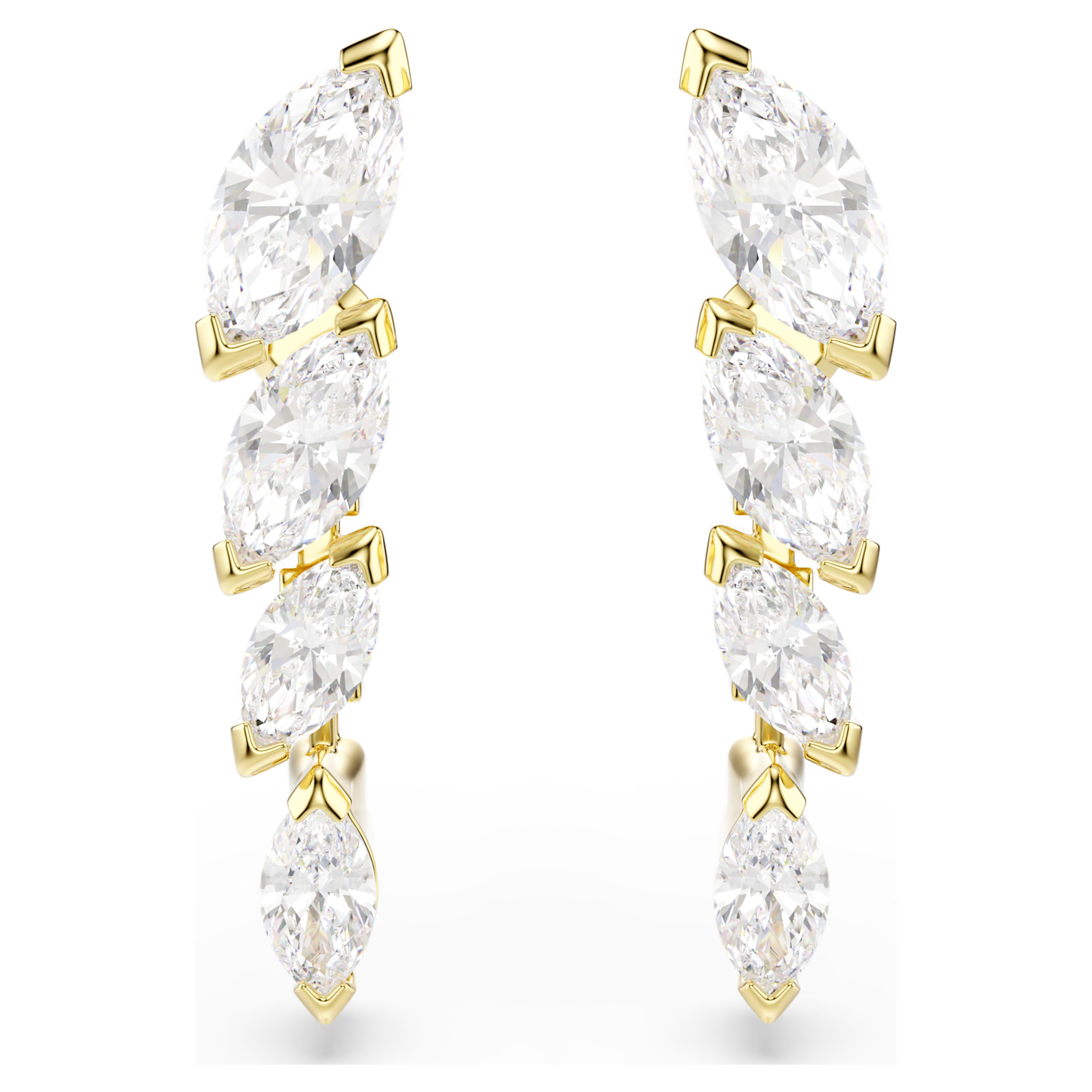 Parure Swarovski - Mesmera Glam - Blanc & Doré vue 3