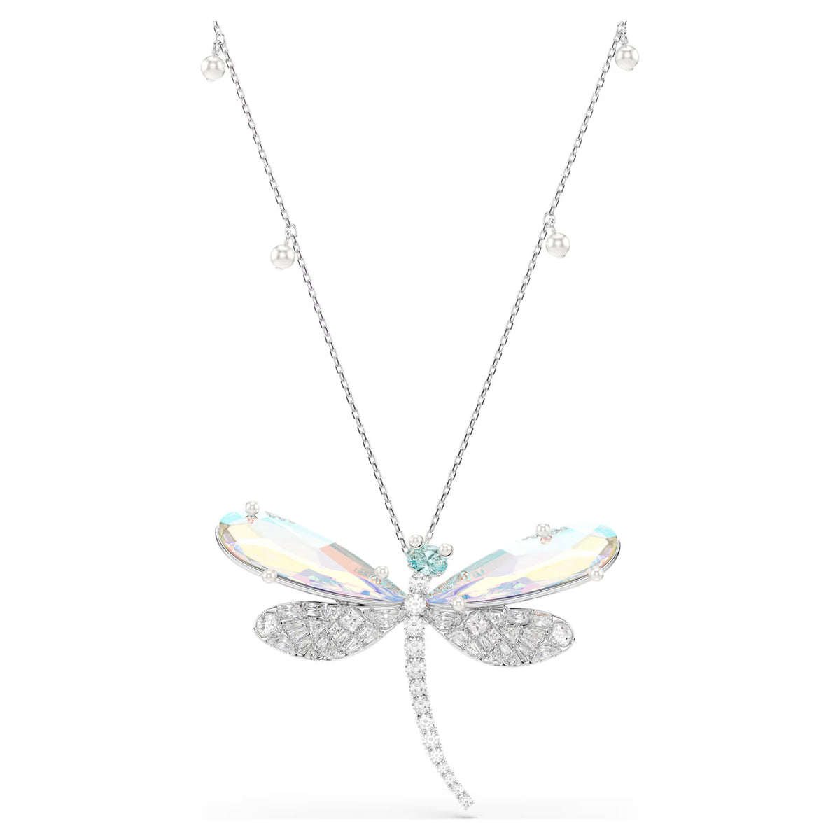 置物 SWAROVSKI スワロフスキー トンボ 虹色