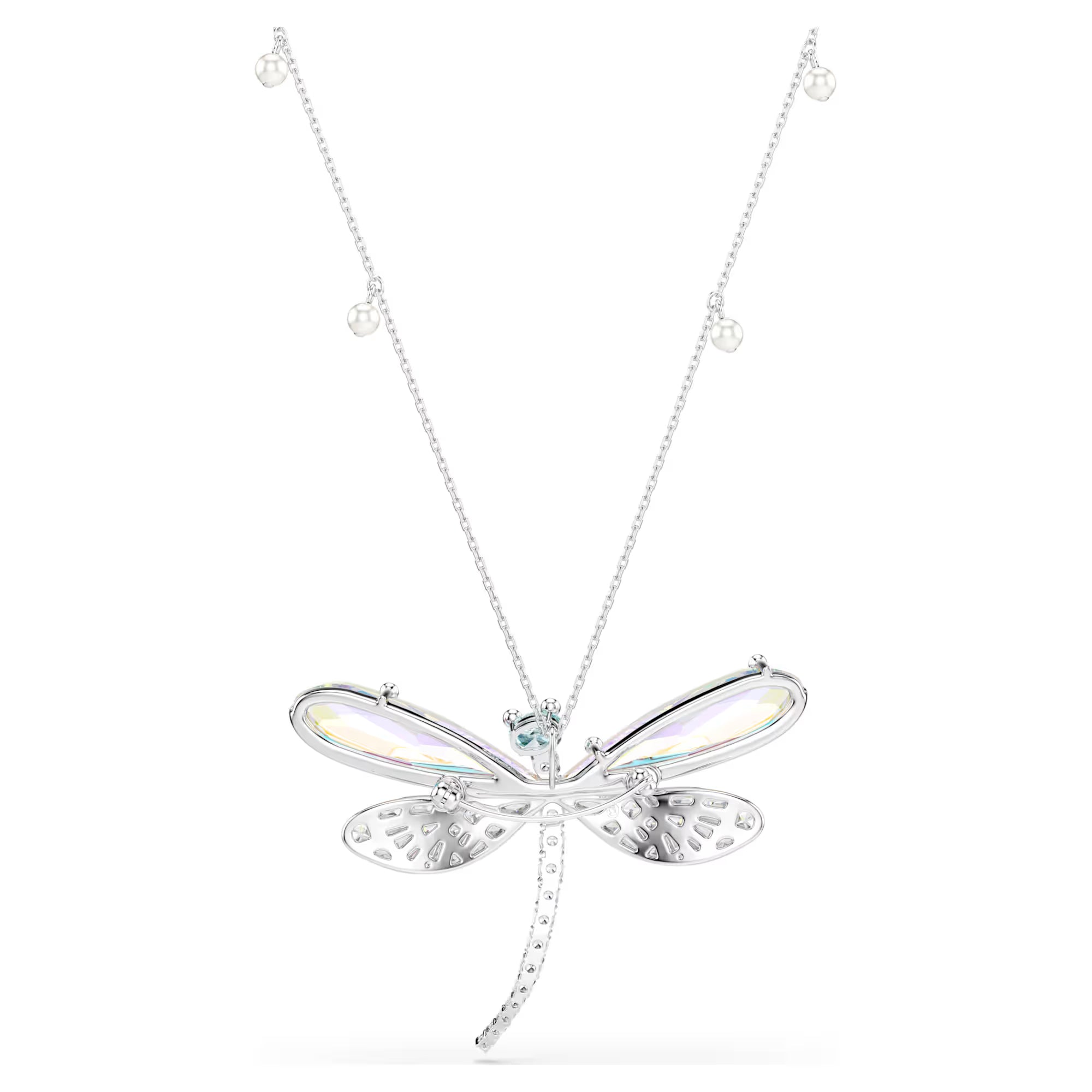 Swarovski Kolye Ucu ve Broş - Ariana Grande x Swarovski - Dragonfly - Ayarlanabilir uzunluk - Gümüş
