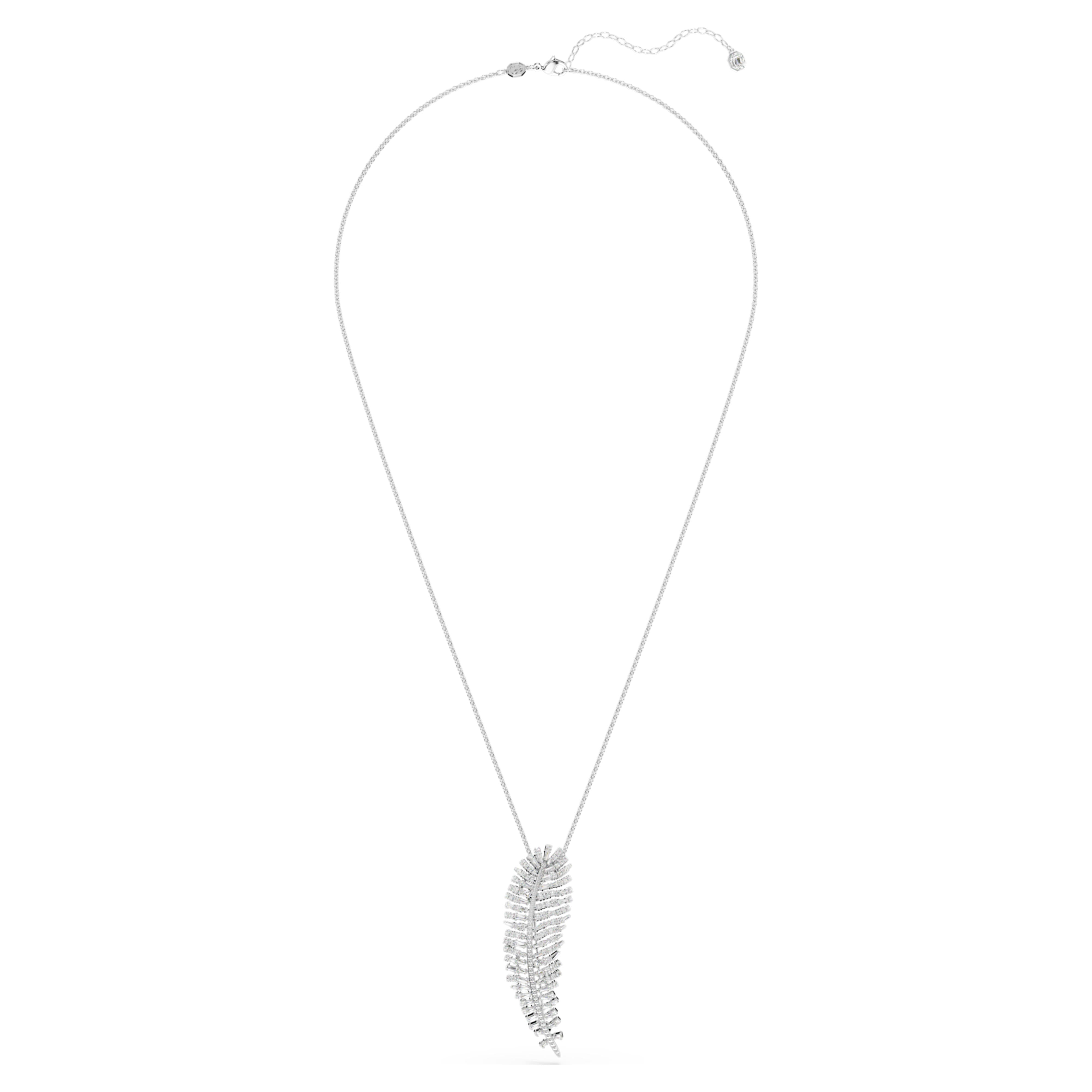 Pendentif-Broche Swarovski - Vienna Feather - Incolore & Argenté vue 5