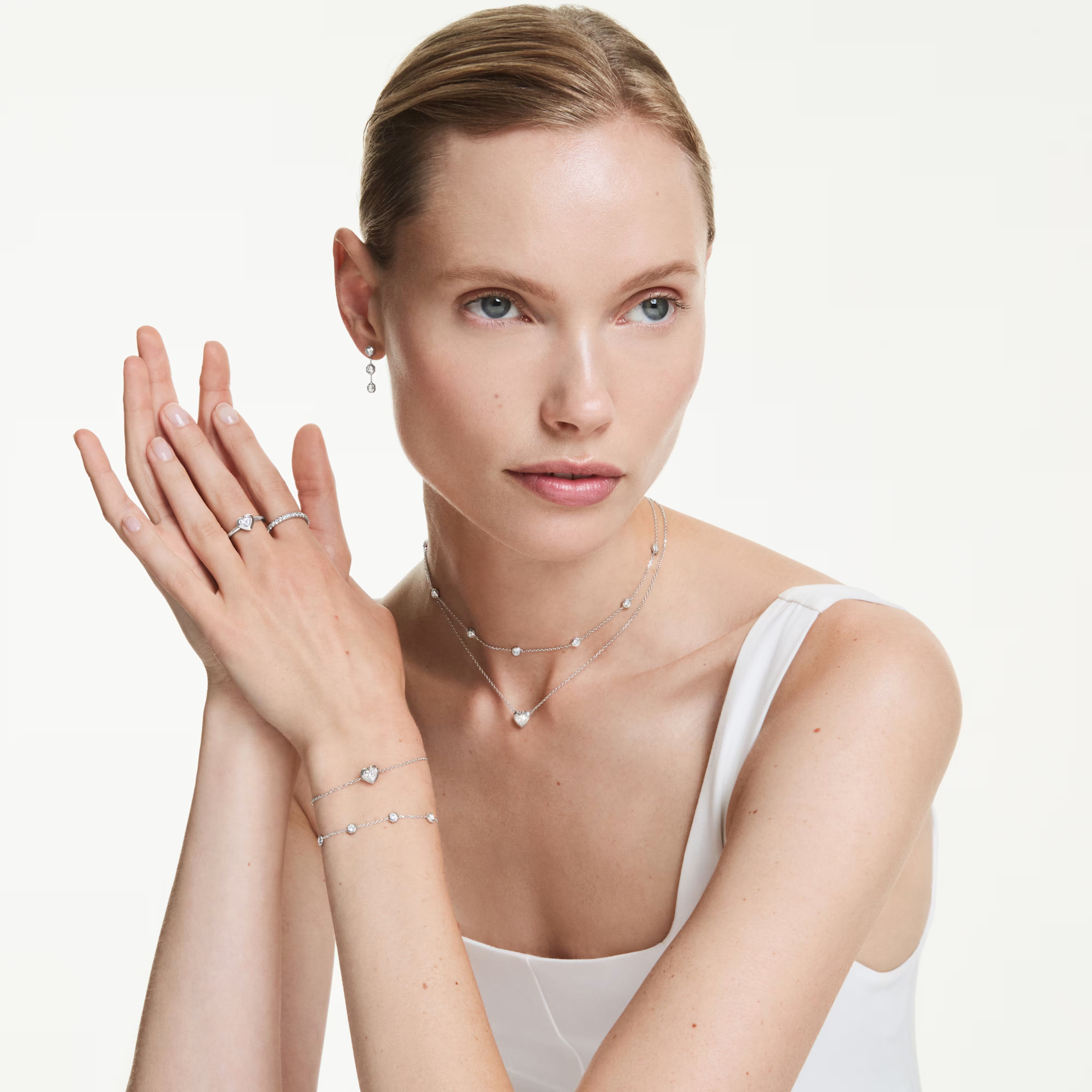 Pendentif Swarovski - Eternity - Taille cœur vue 3