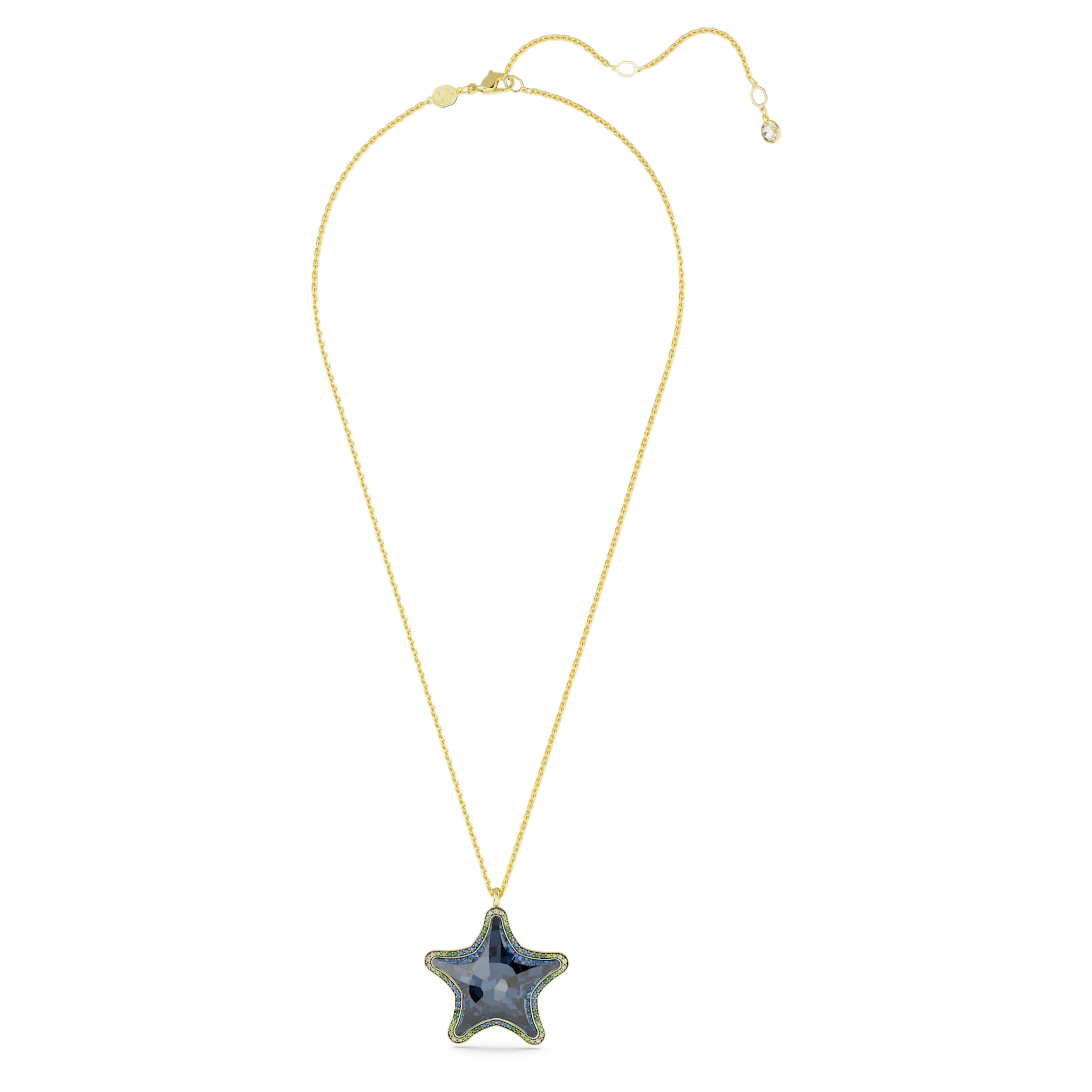 Ciondolo Swarovski - SCS - Stella Marina - Blu e Oroév5