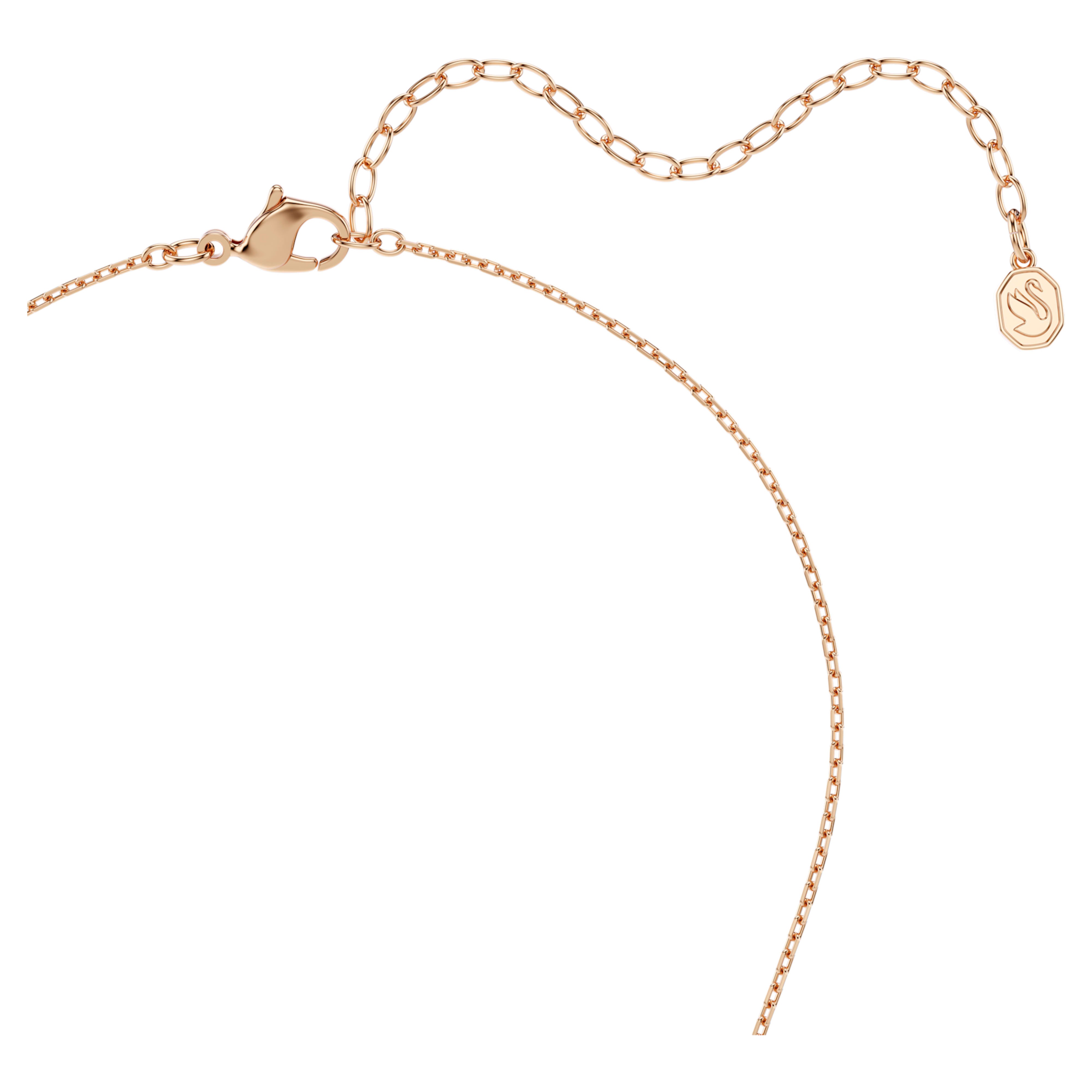 Pendentif Swarovski - Mesmera Glam - Circulaire - Blanc & Doré Rosé vue 3