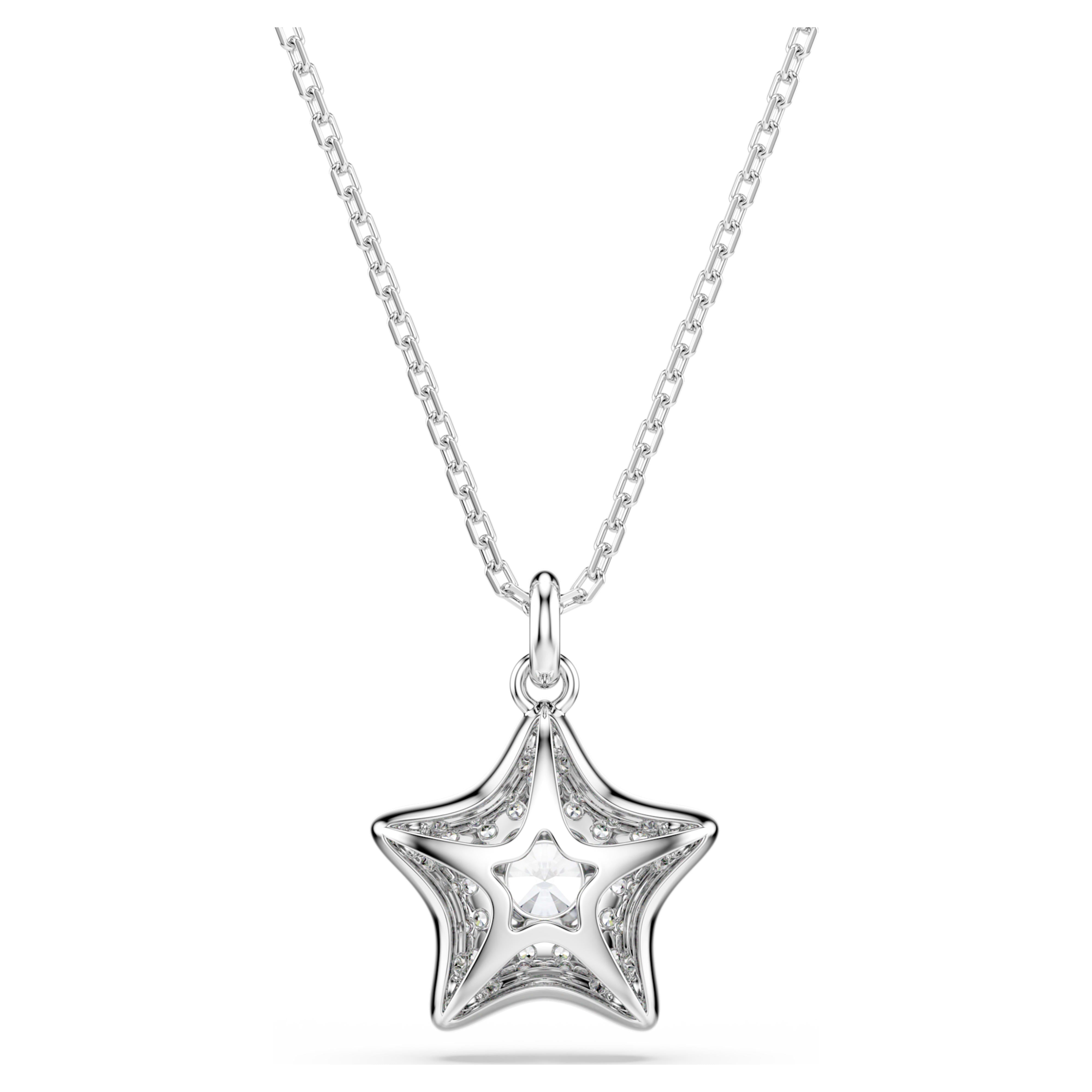 Swarovski anheng - Sublima Luna - Stjerne - hvit og sølv visning 4