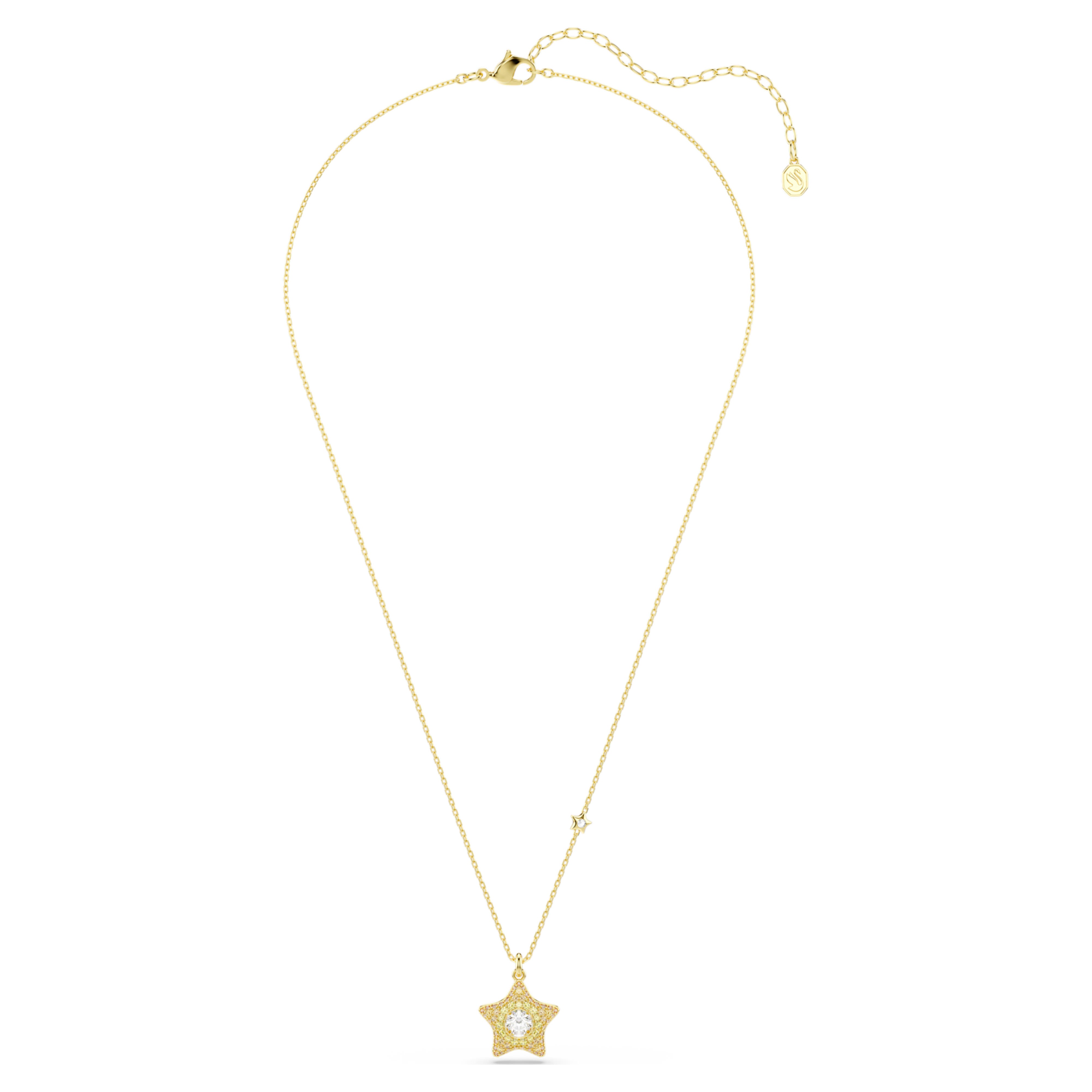 Swarovski Pendant - Sublima Luna - Star - White & Gold view 5