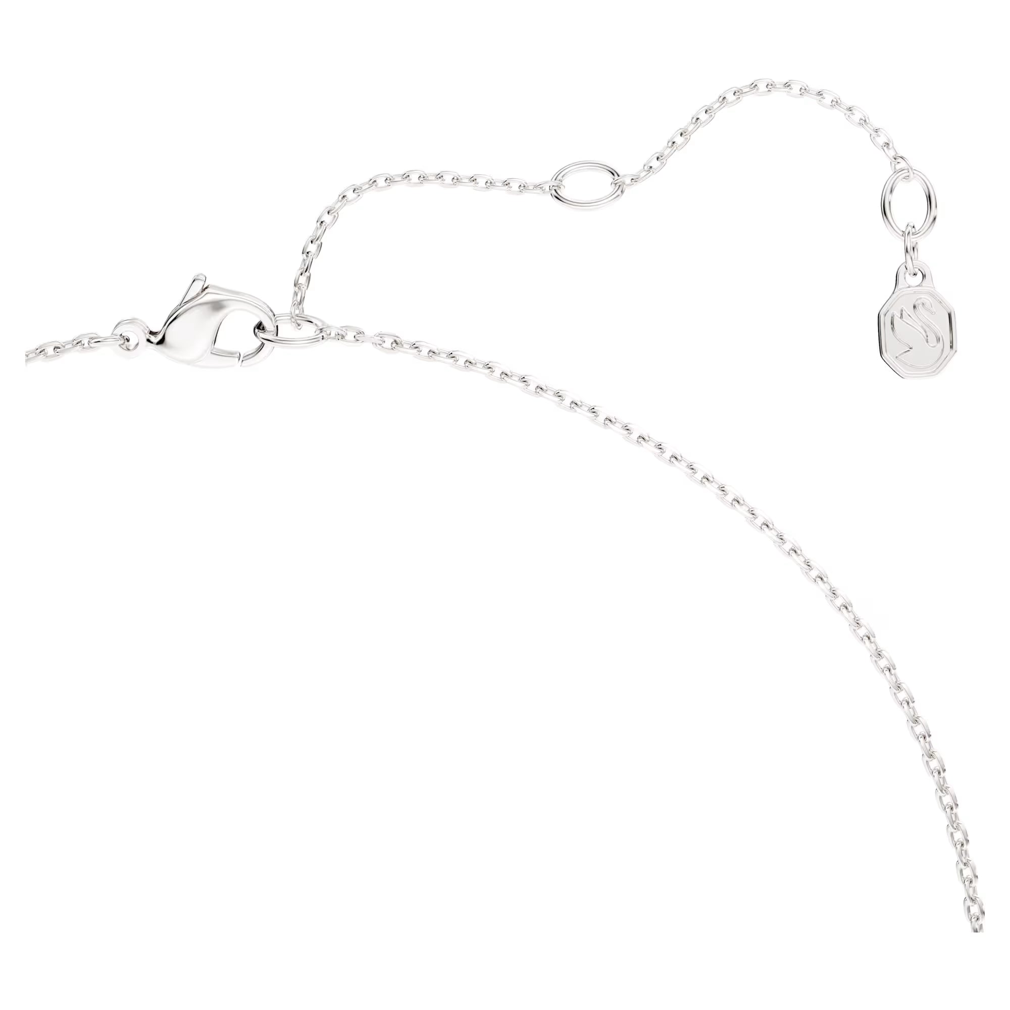 Swarovski anheng - Classica - Rundt snitt - Lang - Sterling sølv