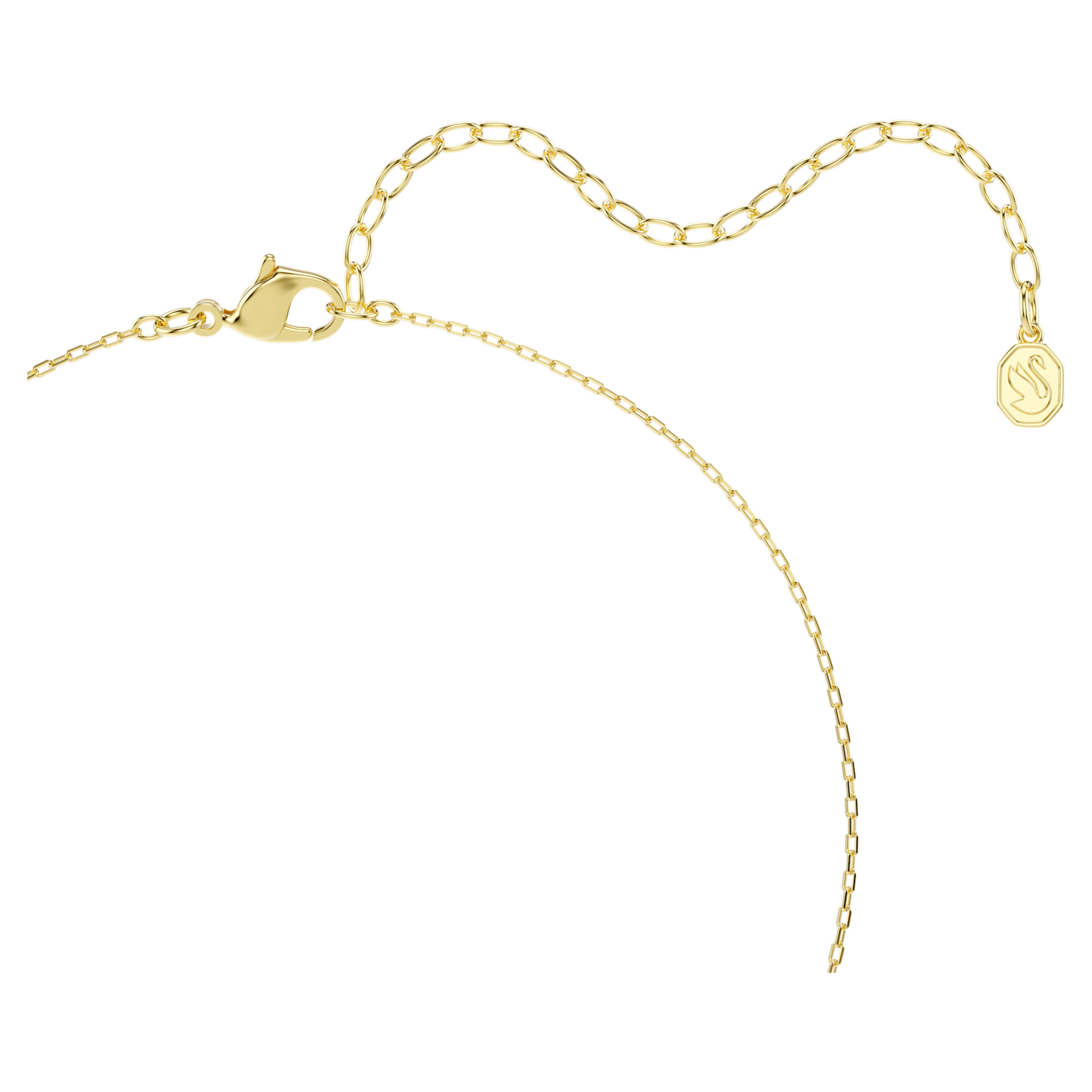 Swarovski hänge - Una Sparkling Dance - Vit & guld vy 3