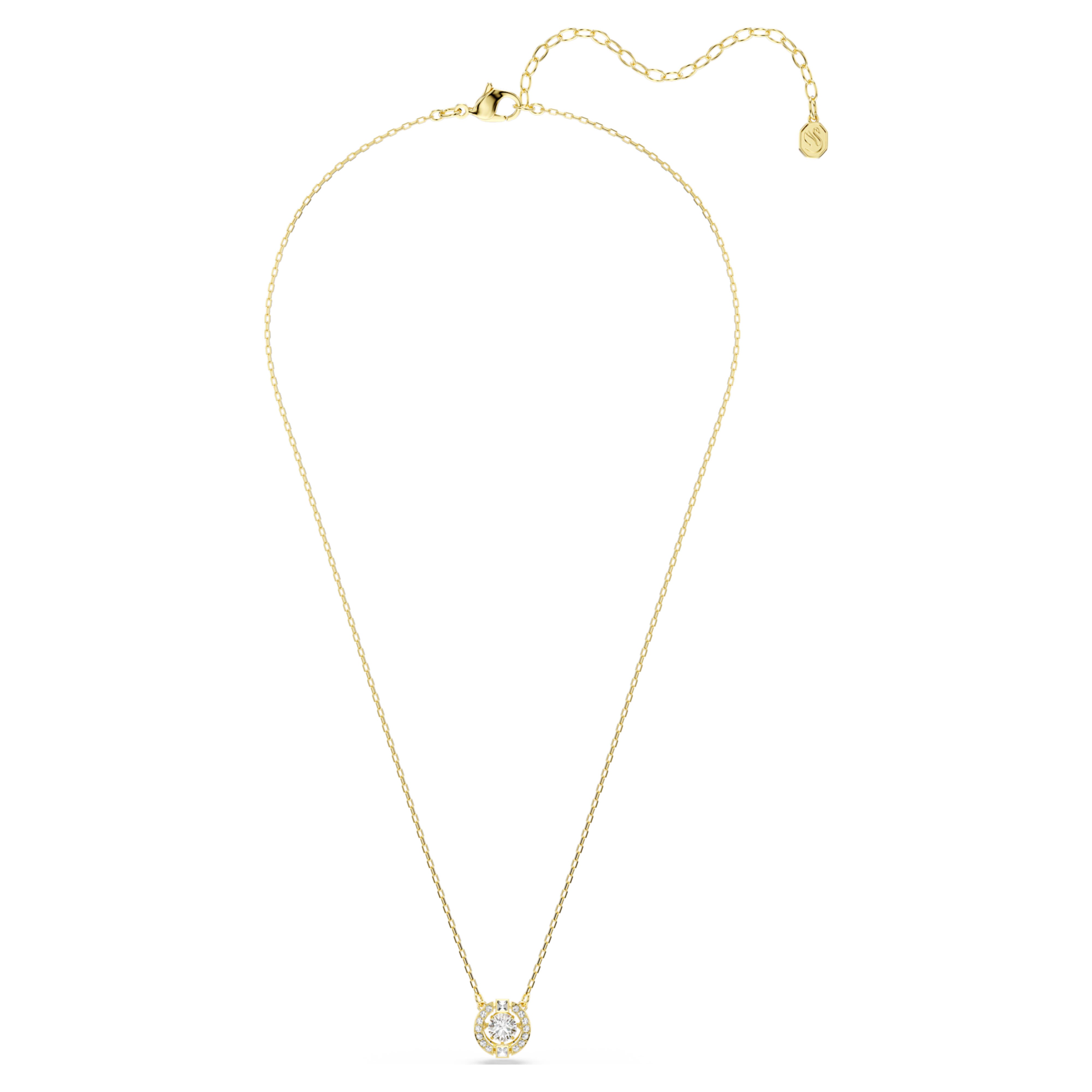 Swarovski hänge - Una Sparkling Dance - Vit & guld vy 5