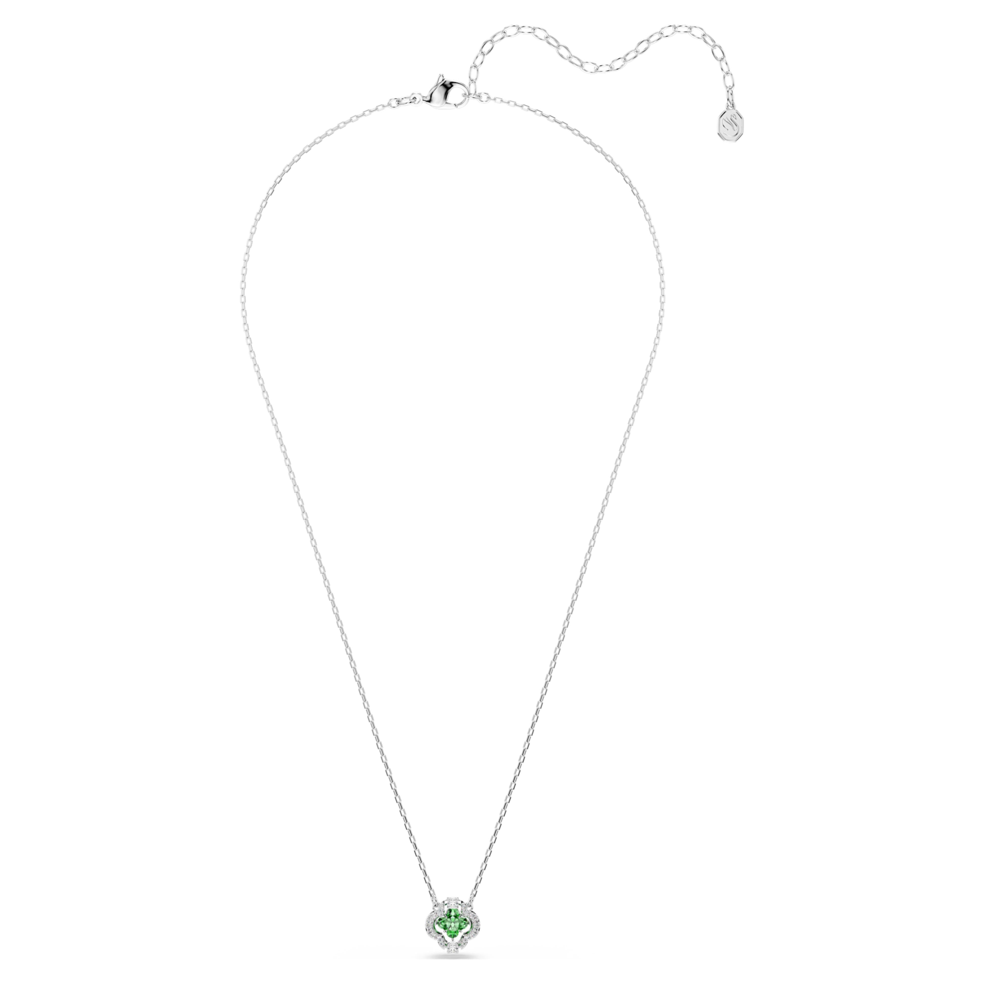 Pendentif Swarovski - Una Sparkling Dance - Trèfle - Vert & Argenté vue 5